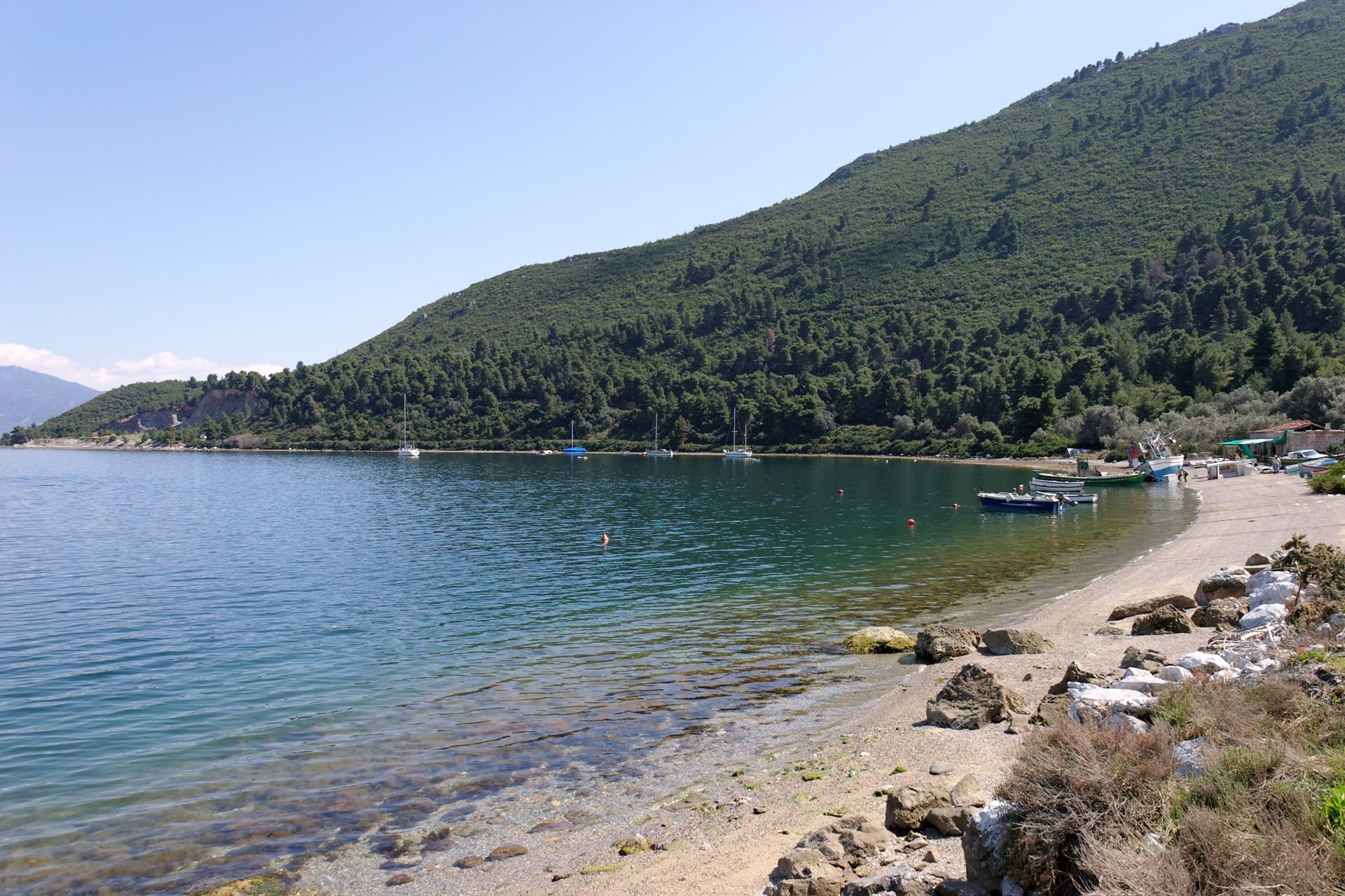 Beautiful bay near Edipsos