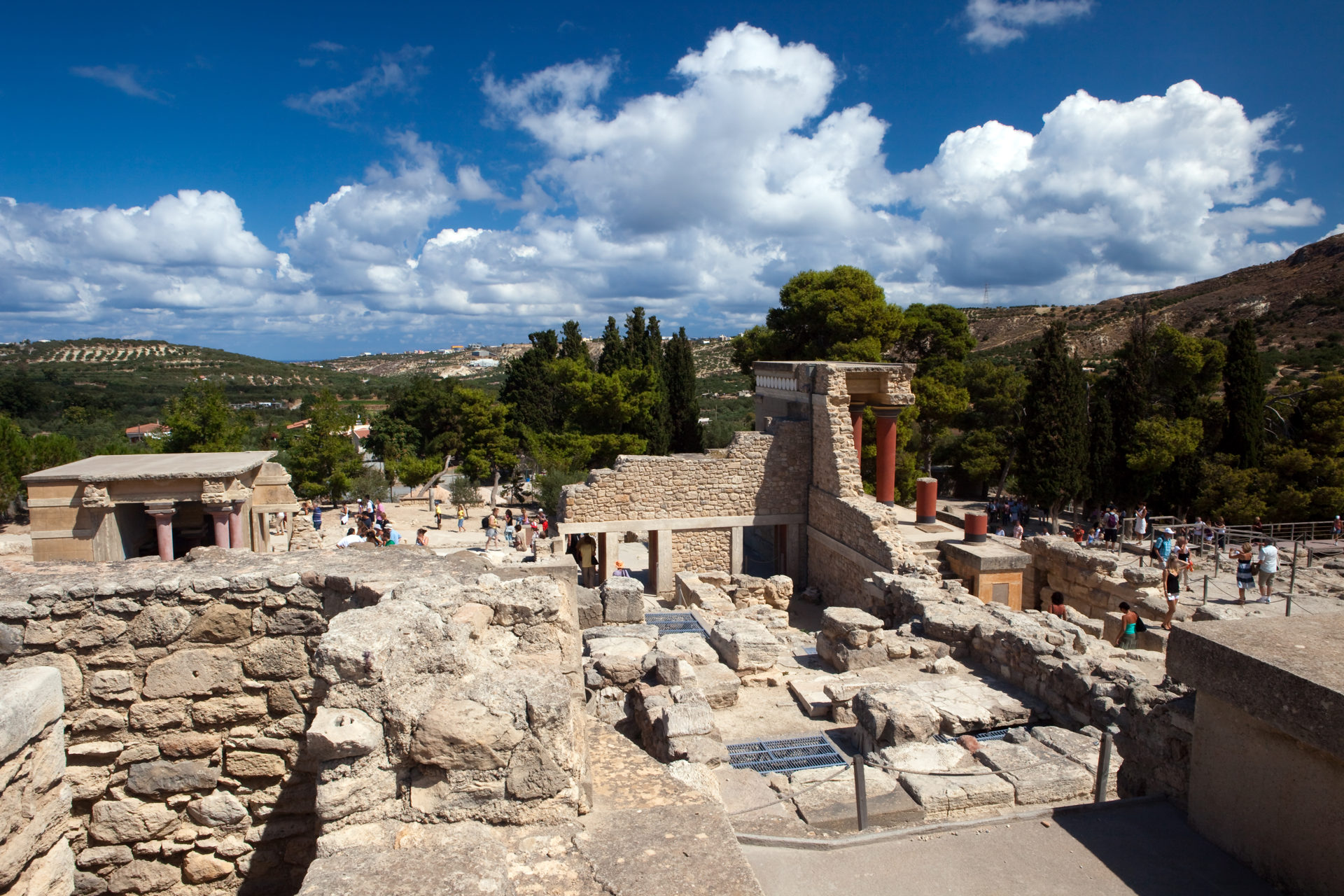 Ruins of the Knossos palace, Crete