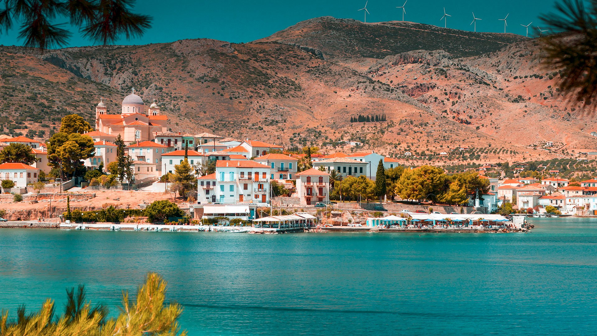 Galaxidi coastal town in Central Greece