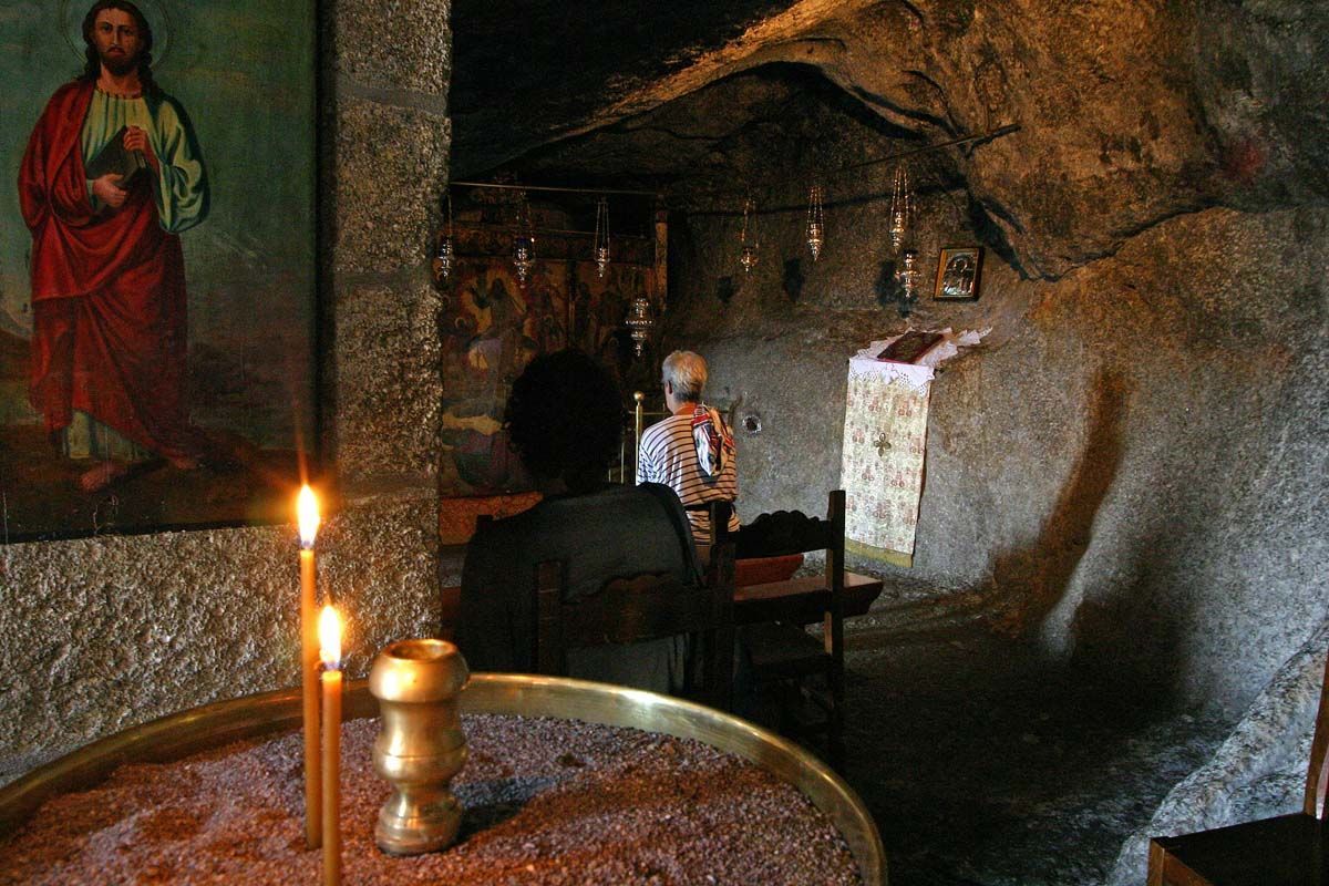 Cave of the Revelation in Patmos