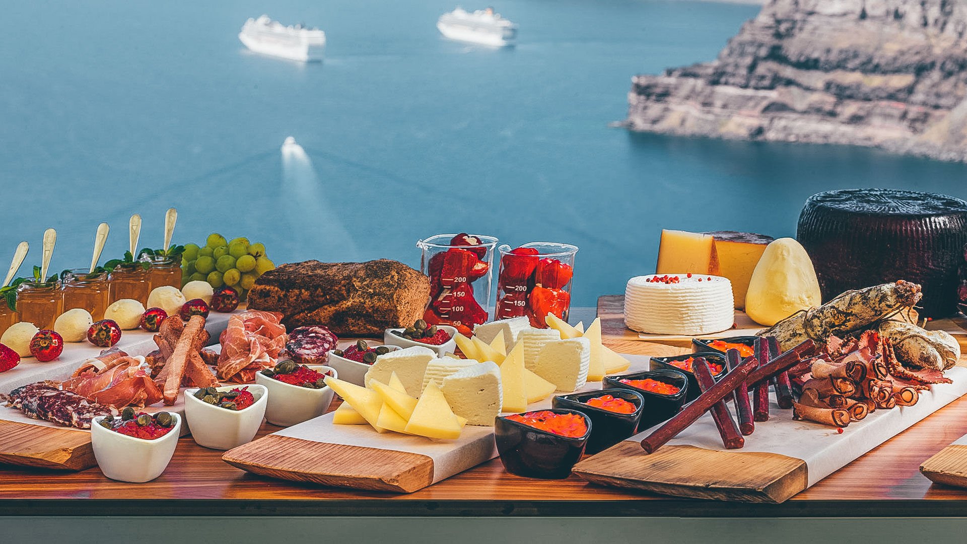 From touring the wineries to wine-tasting accompanied by local cheese and cold cuts this is where Santorini has chosen to bottle much of its authenticity-venetsanos_winery