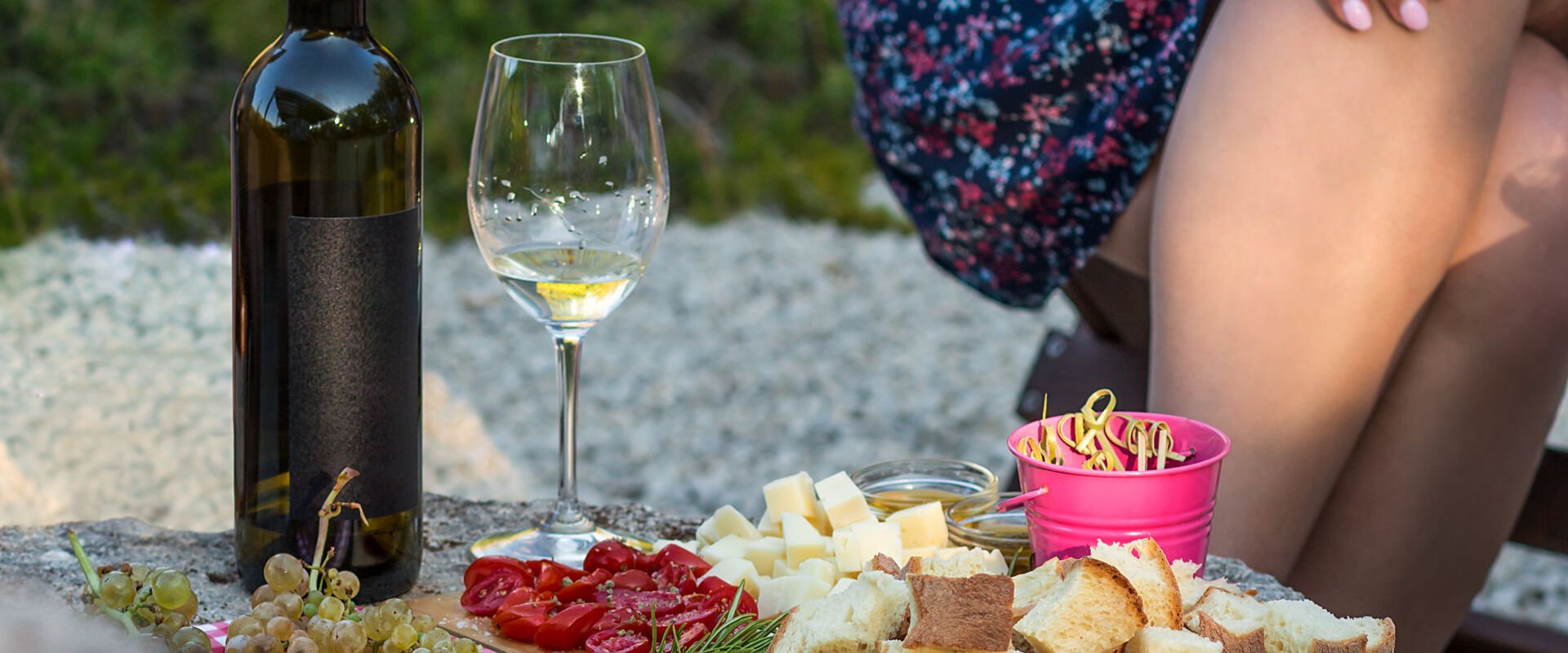 Greek wine tasting outdoor