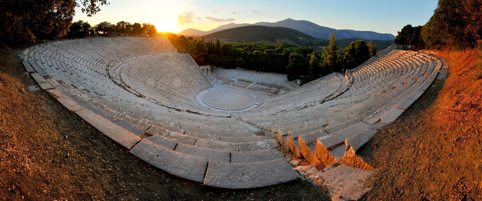 Epidaurus, the oldest theater in ancient Greece