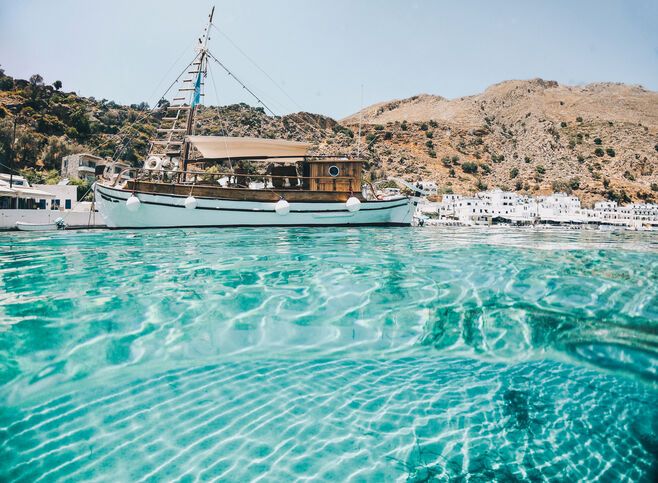 Fishing boat at Sfakia-Loutro, Crete