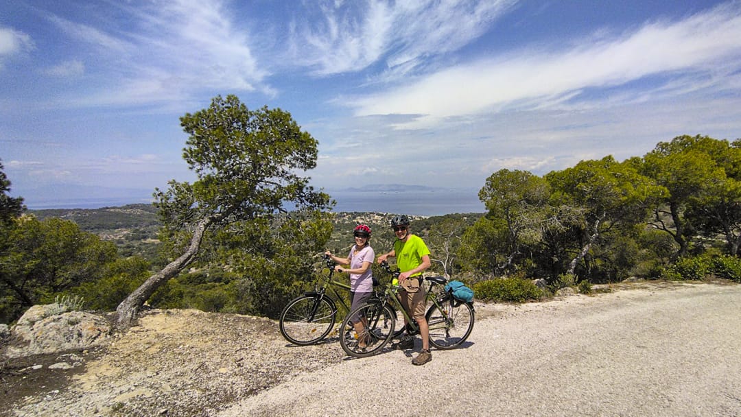 From Athens: Explore Aegina Island by Bike