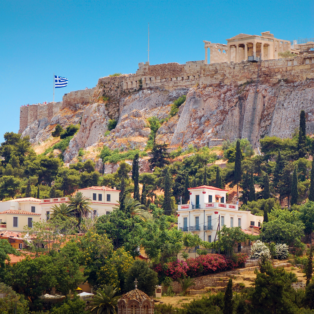 The Acropolis hill in Athens