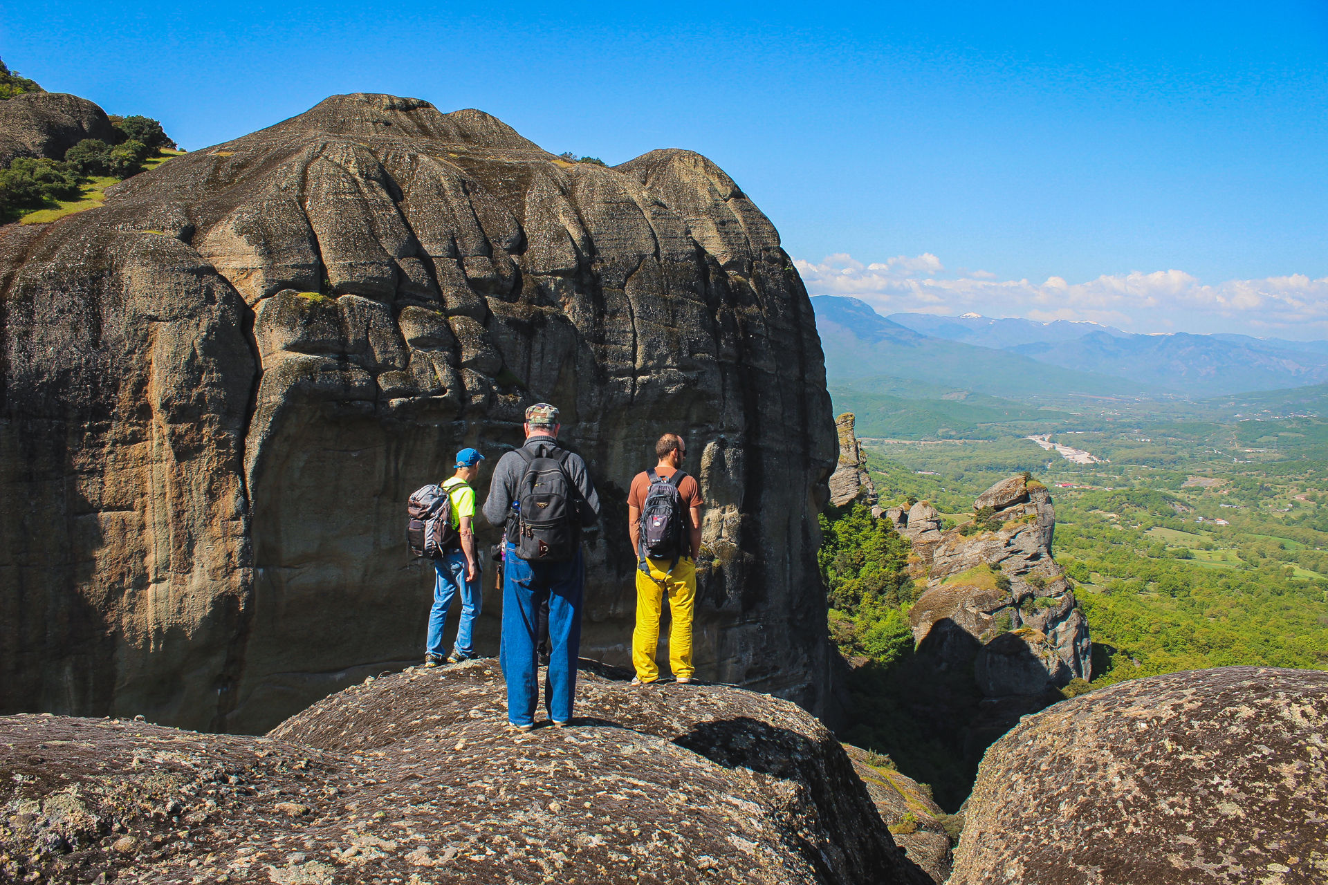 The magic of walking in Meteora is that the hiking paths are truly for the entire family