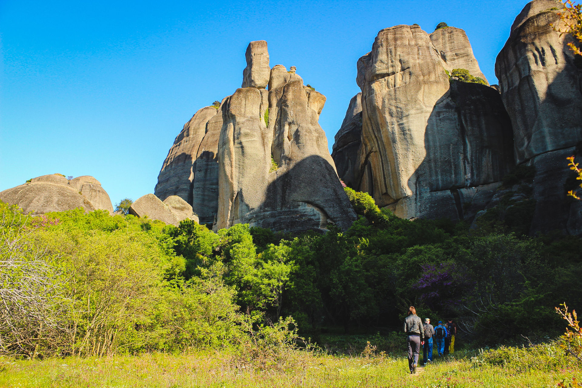 Walk among the gigantic rock pillars of Meteora to enjoy truly breathtaking views