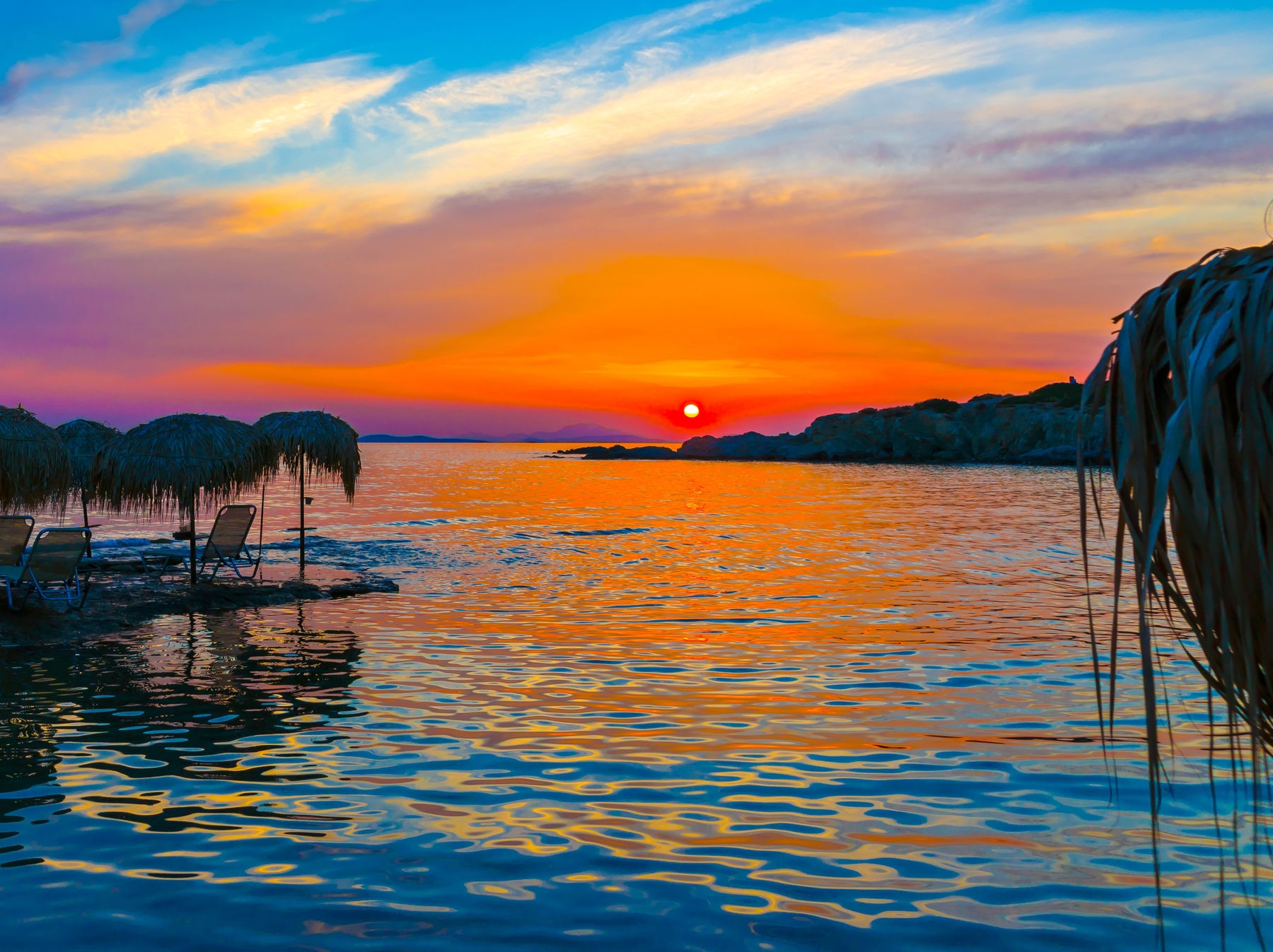 Saronic gulf in Athens