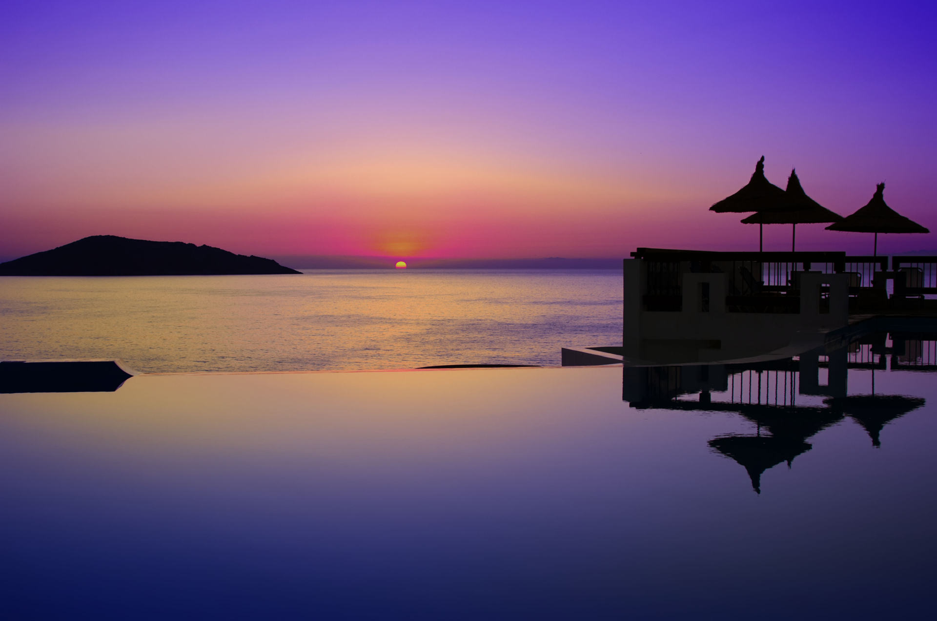 A swimming pool on Creta