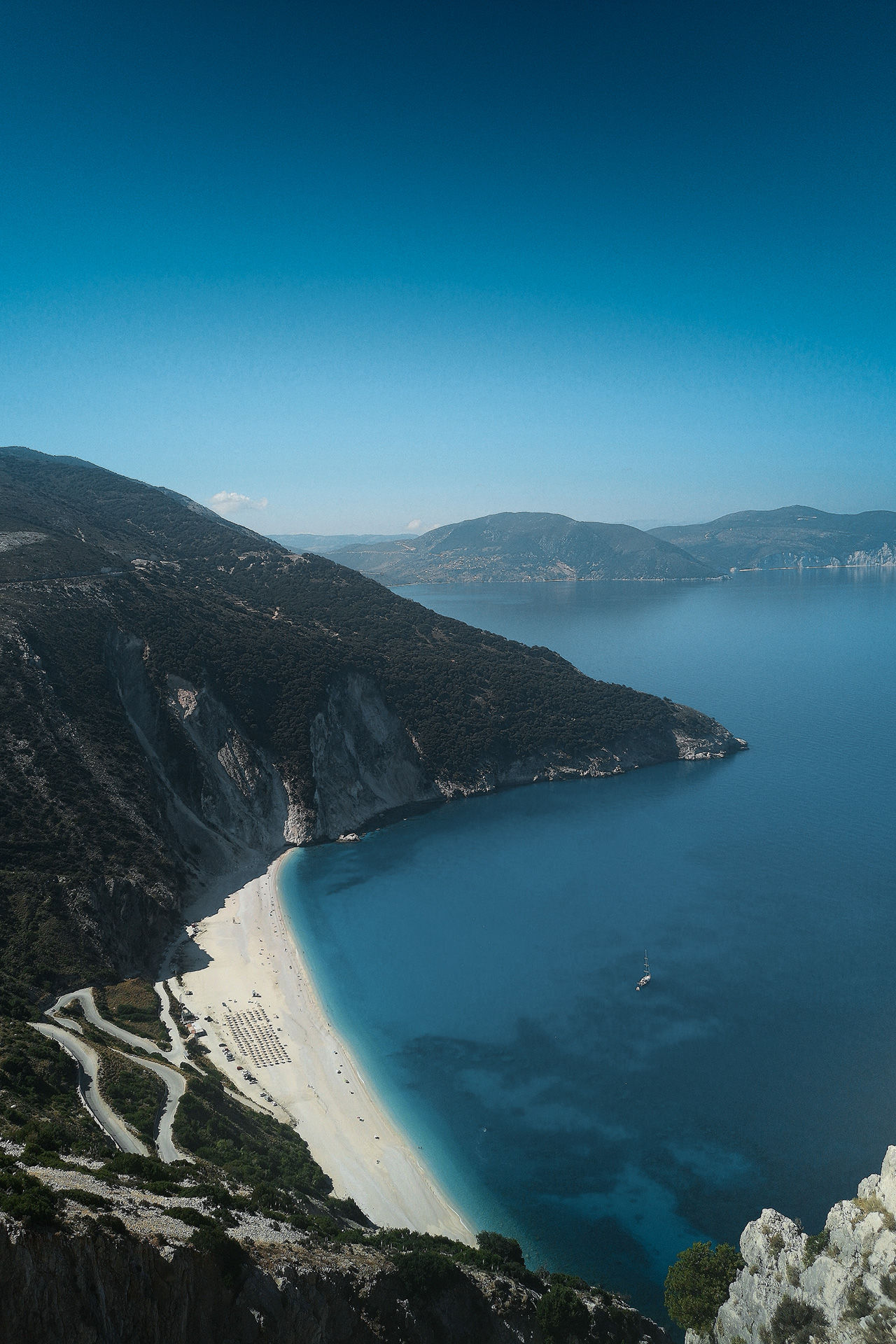 Myrtos aerial view - Kefalonia