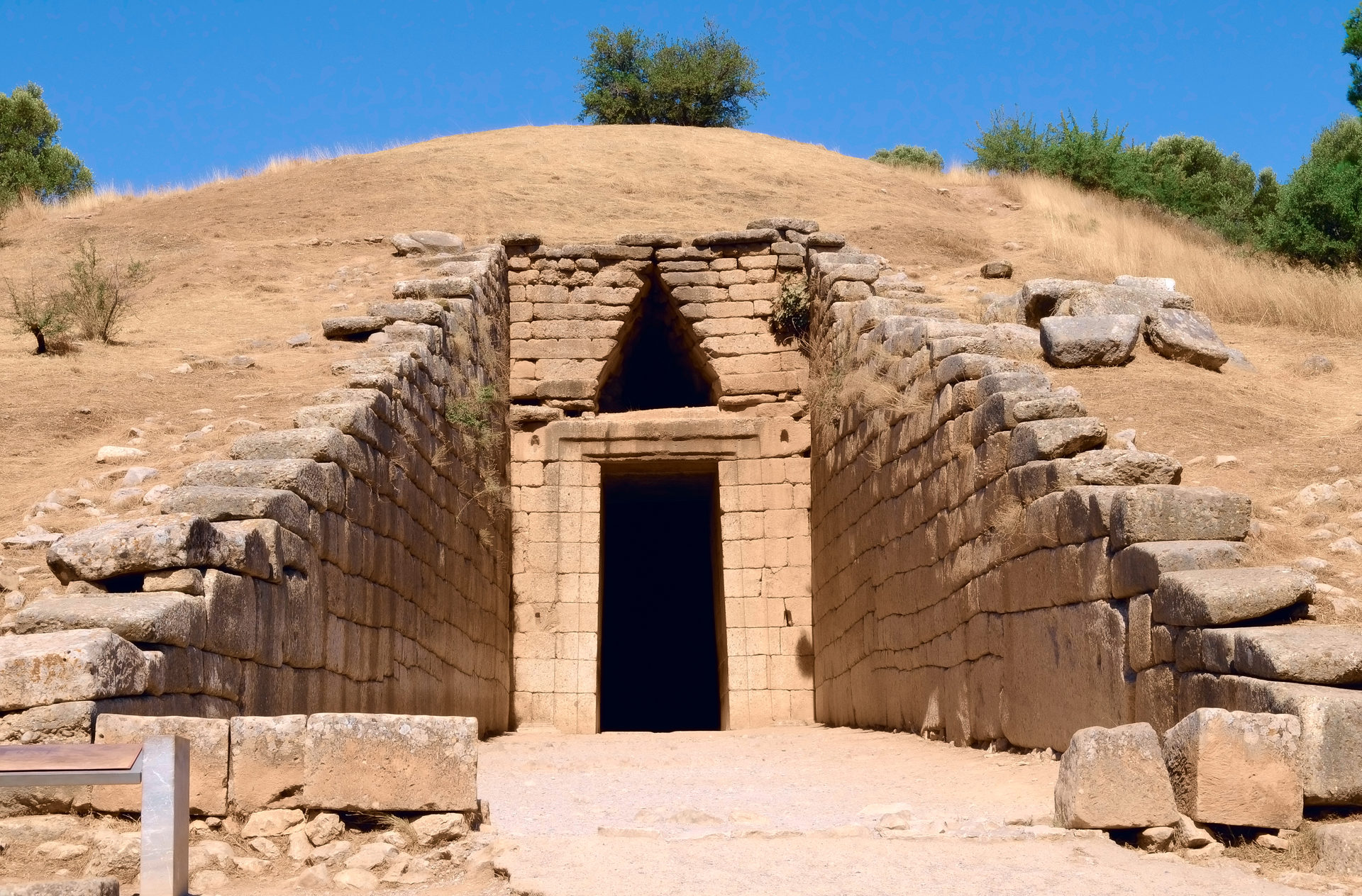 The treasury of Atreus in Mycenae