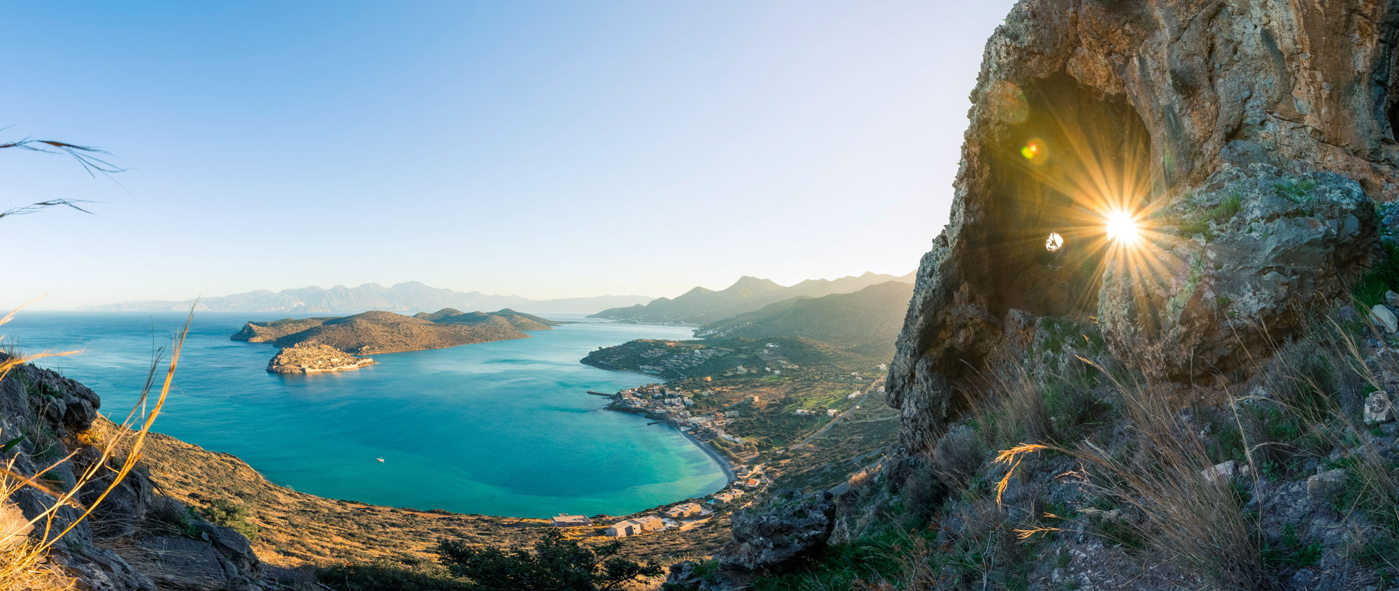 Spinalonga view from above
