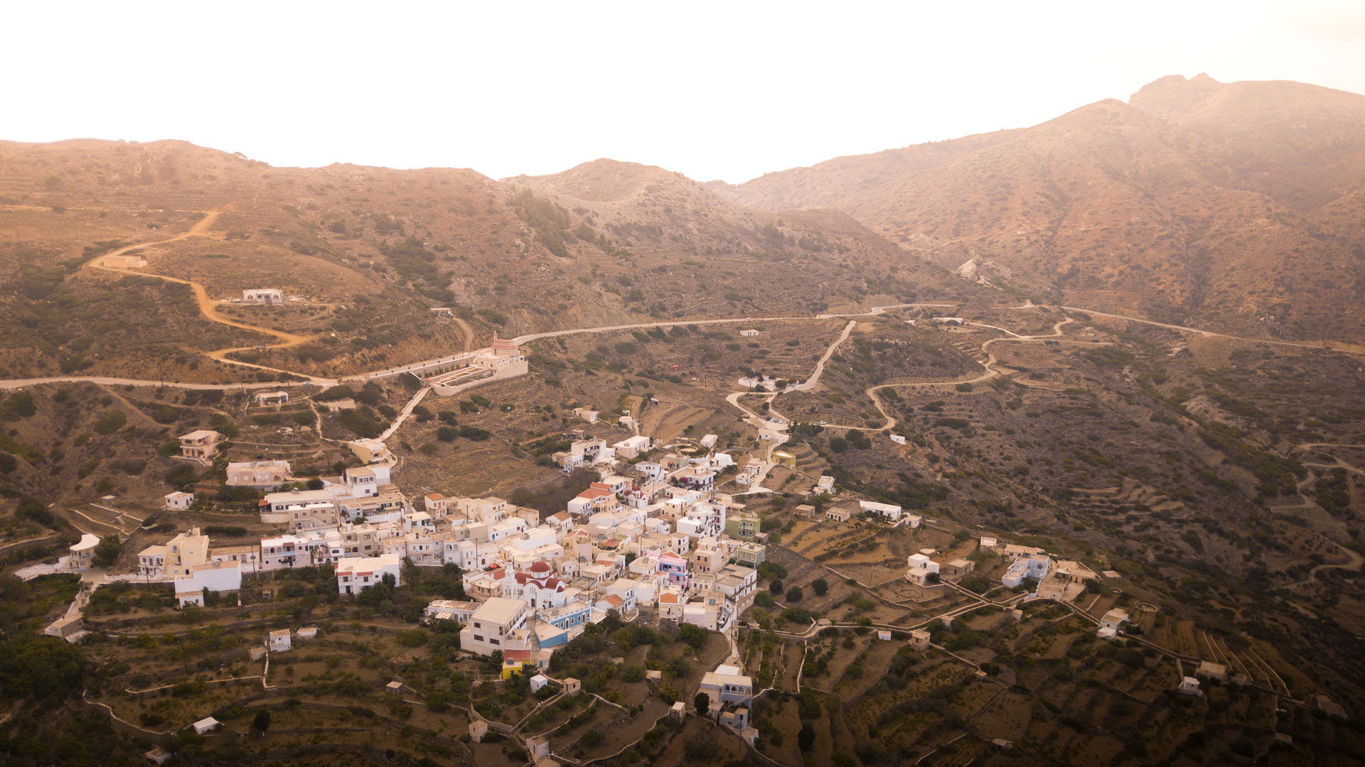 Spoa village is surrounded by lush scenery 