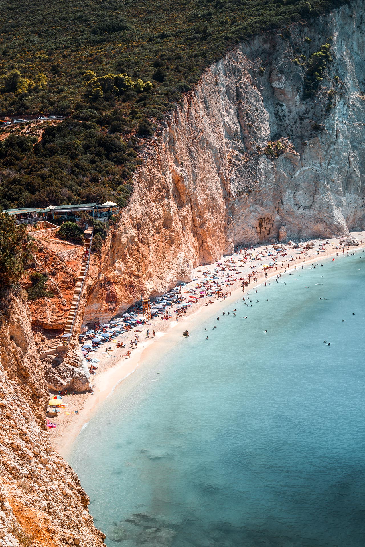 The majesty of Porto Katsiki beach on Lefkada