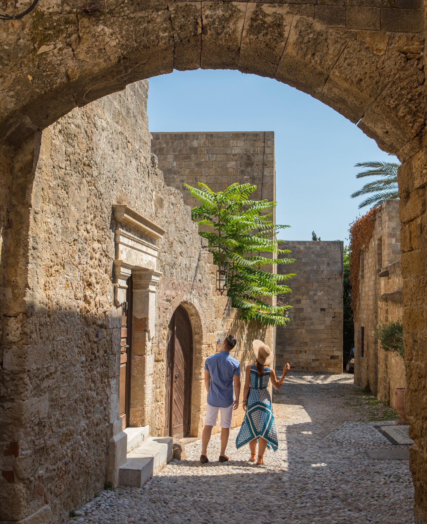 Strolling around Rhodes' Medieval Old Town