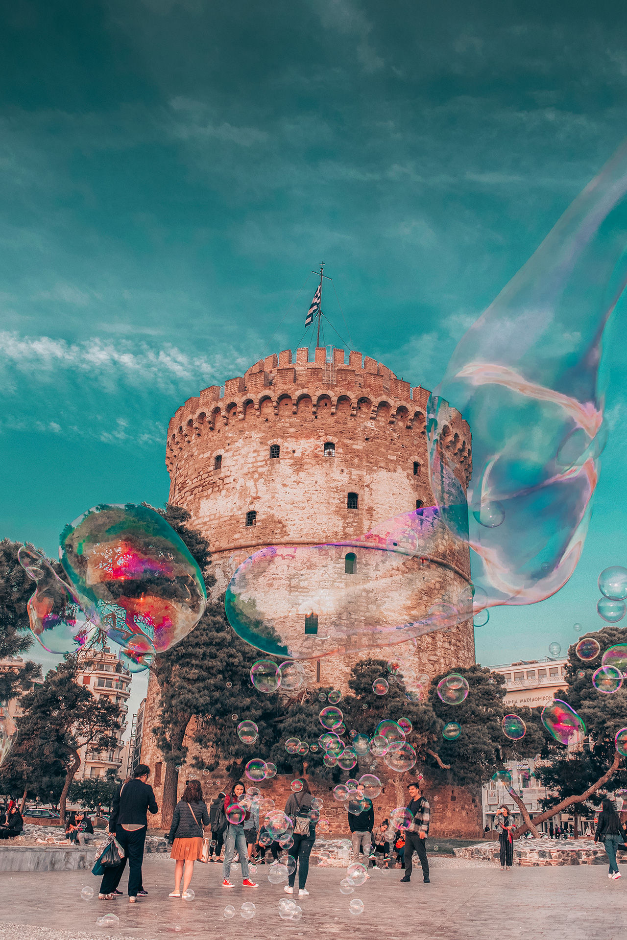 View of White Tower Thessaloniki