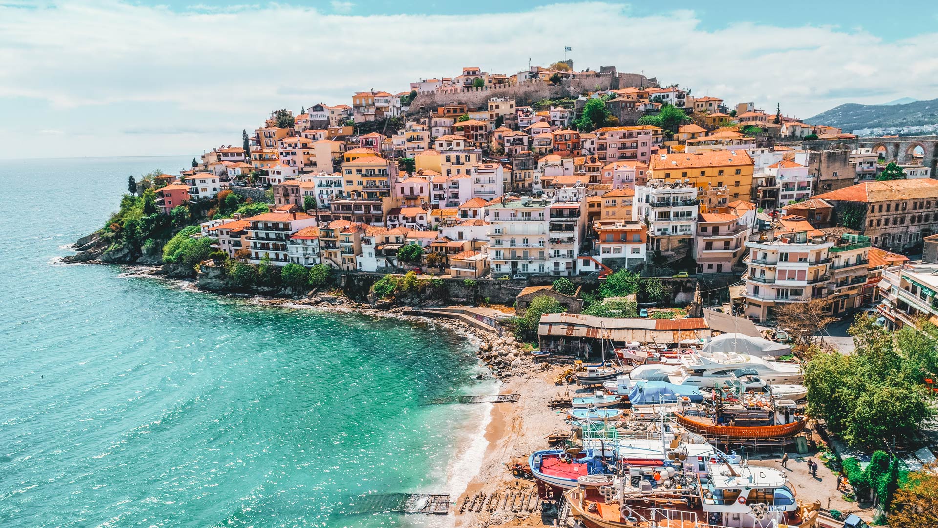 The town shipyard, or “kalafatia” as the locals call it, which will give you the moments of tranquillity you seek