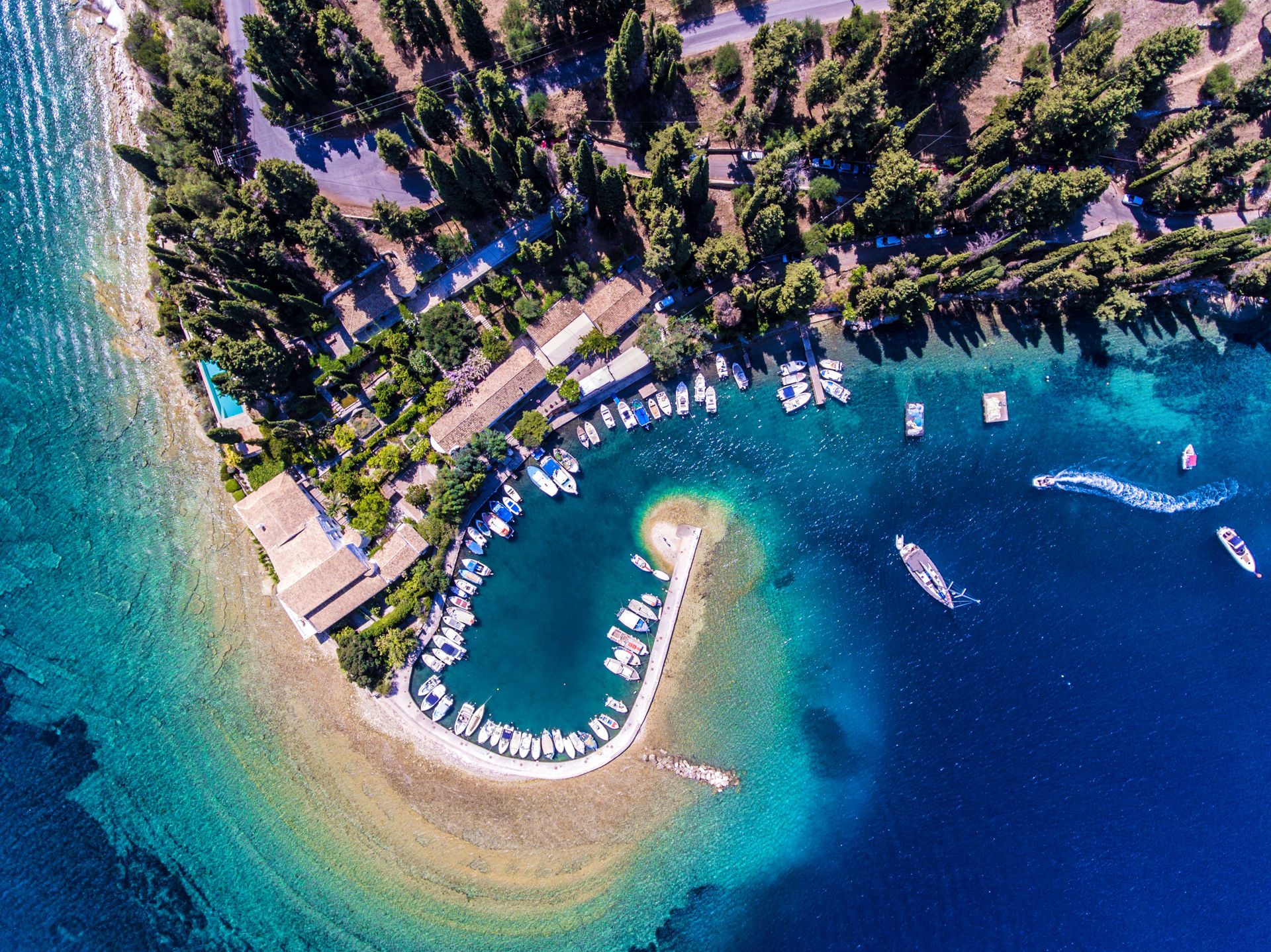 Birdseye view, Corfu