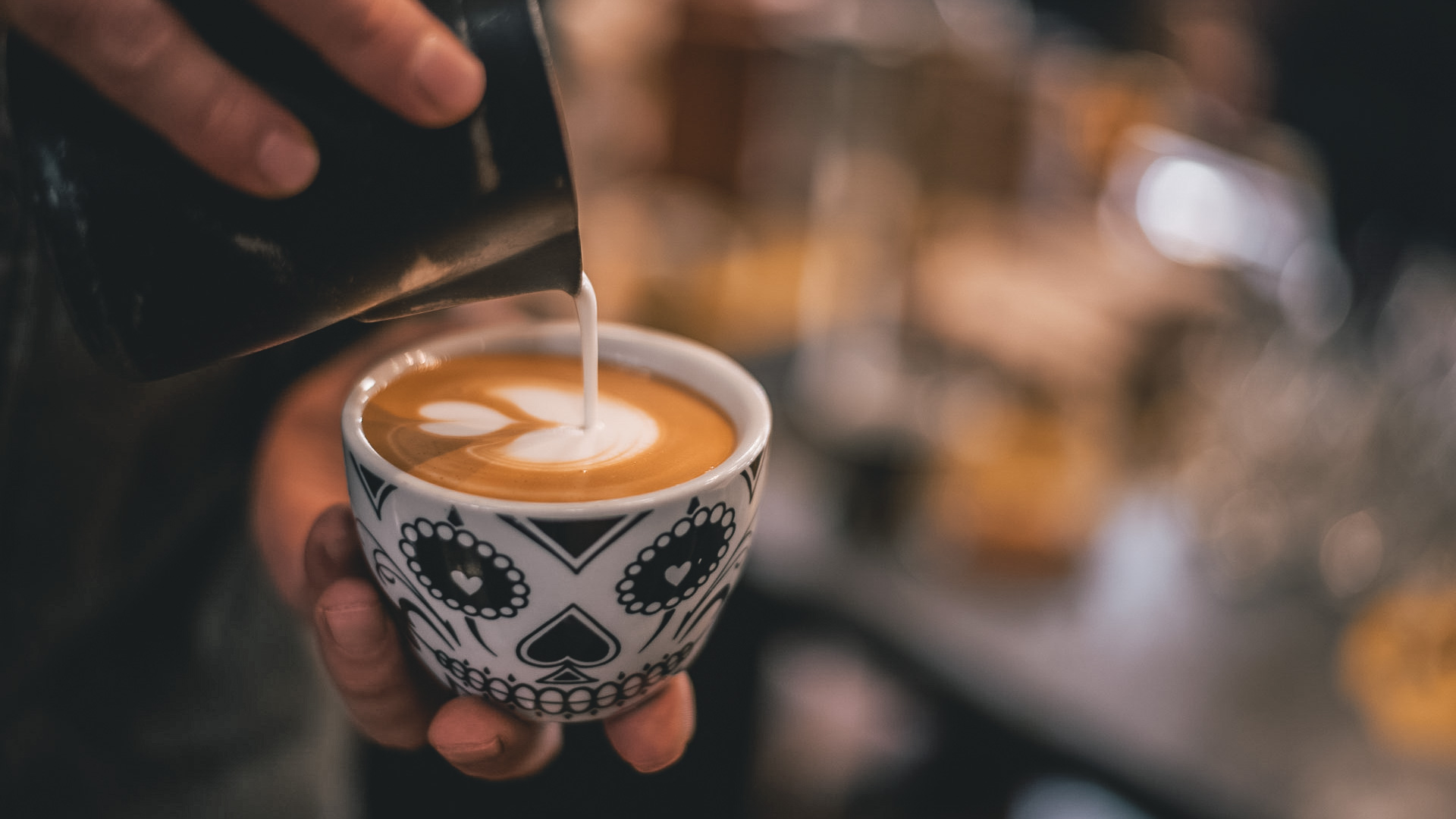 Cappuccino served with love, in the city centre of Athens