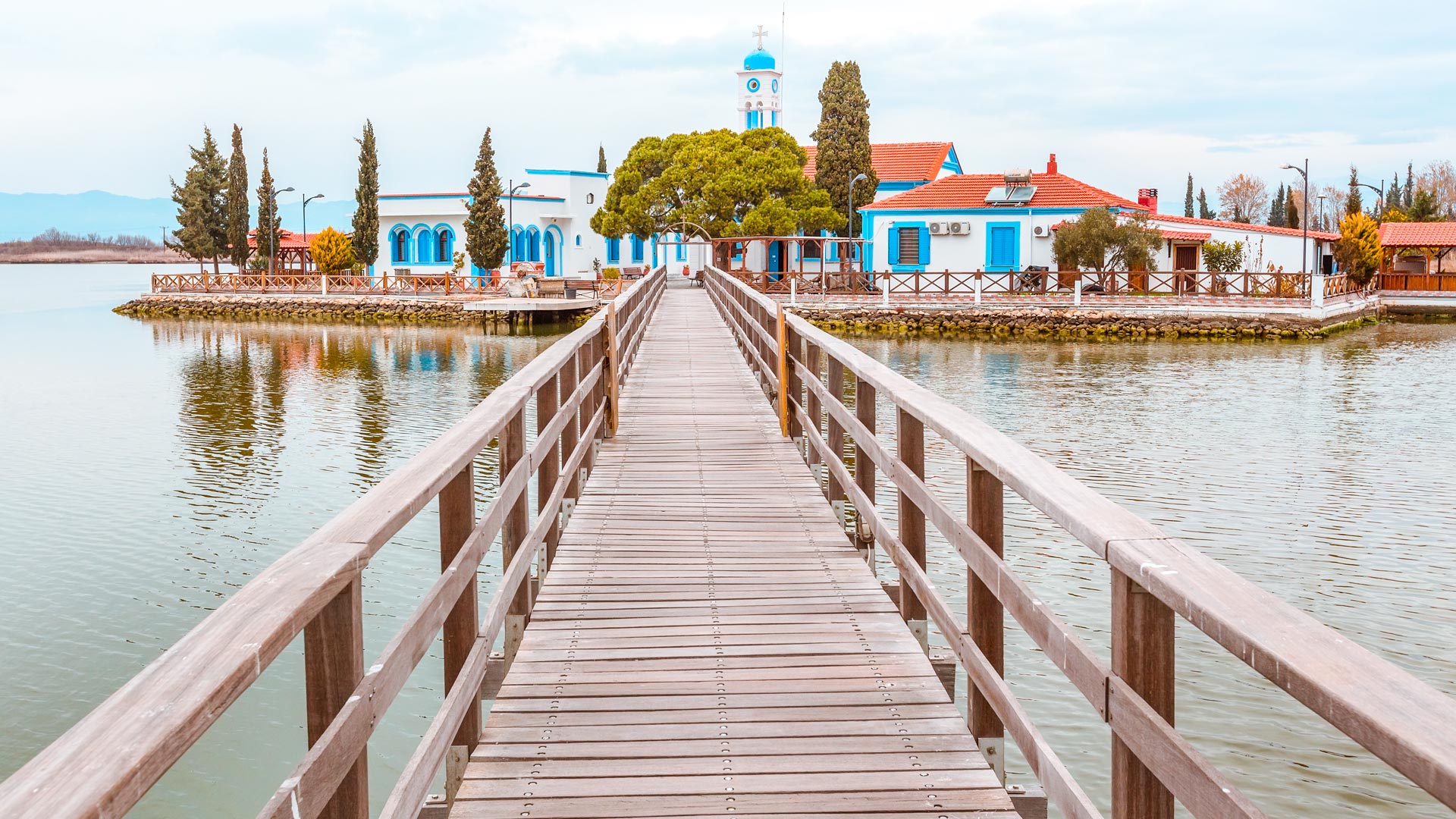 Christian Orthodox Church in Porto Lagos, Vistonida lake, Xanthi