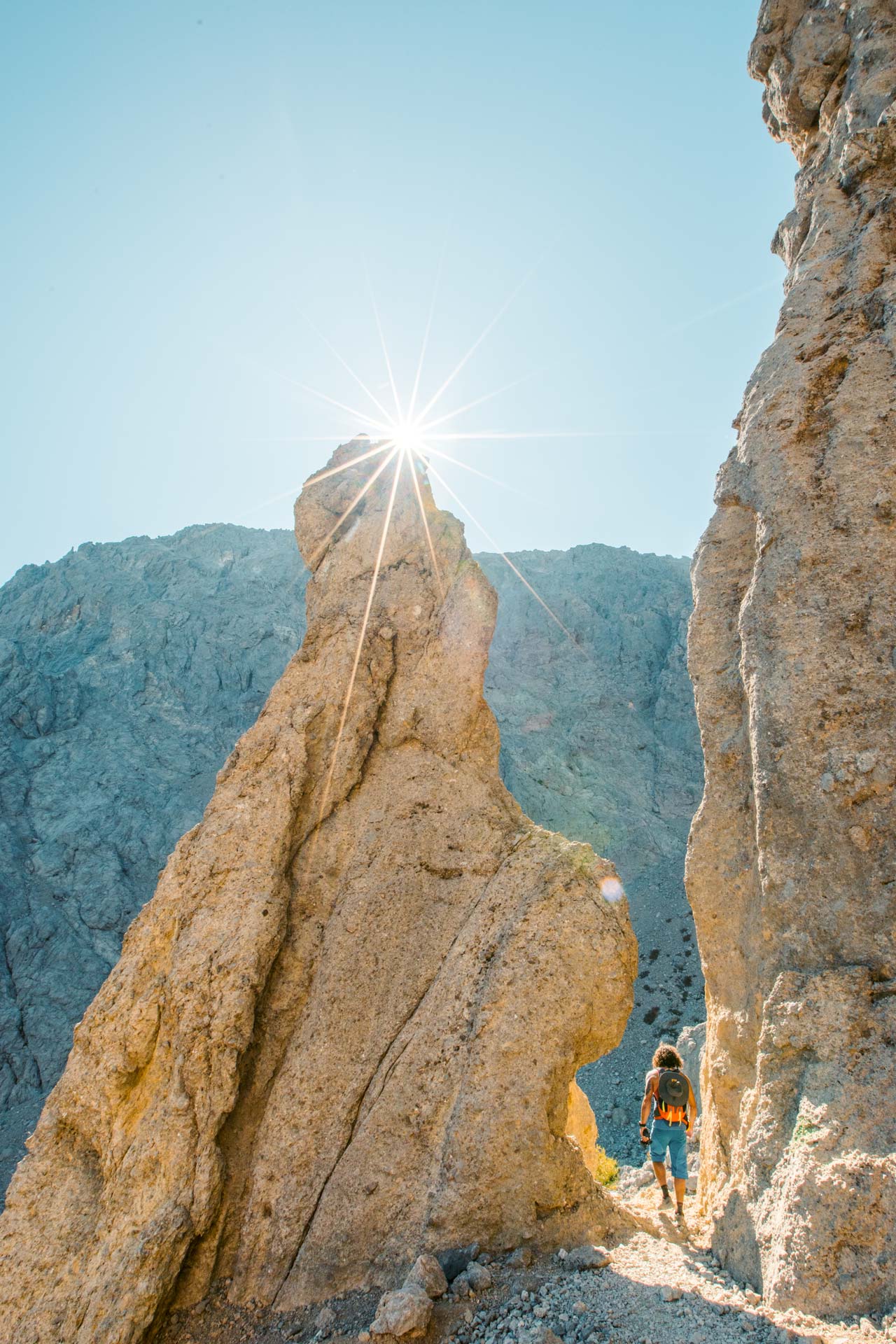 Crossing the path to Gigilos peak takes you through some of the most magical scenery in Europe