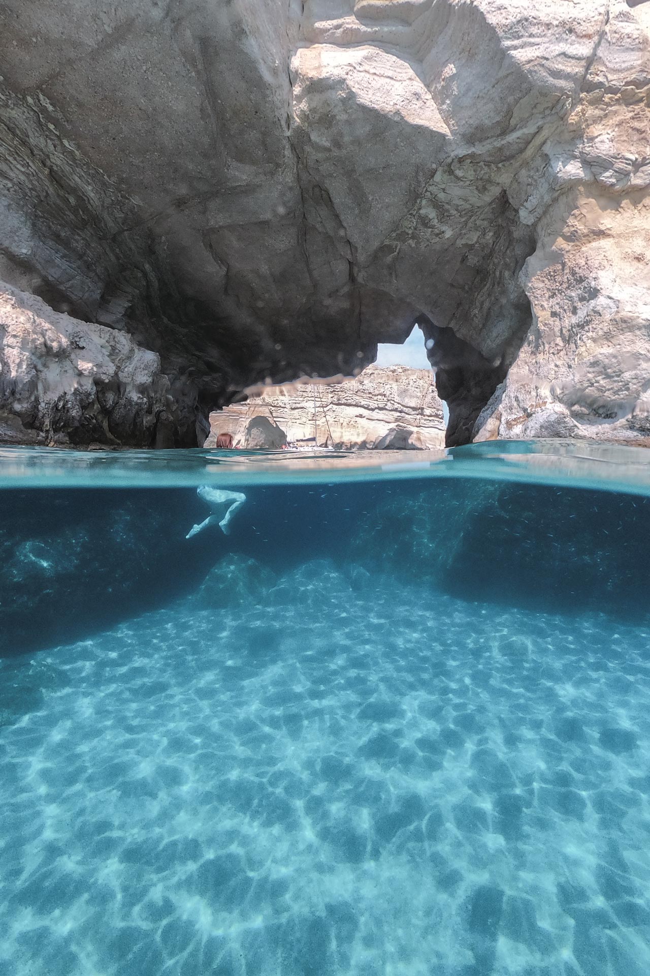 Get the snorkel, mask and flippers ready for this one (and you’re camera too), Kleftiko, Milos