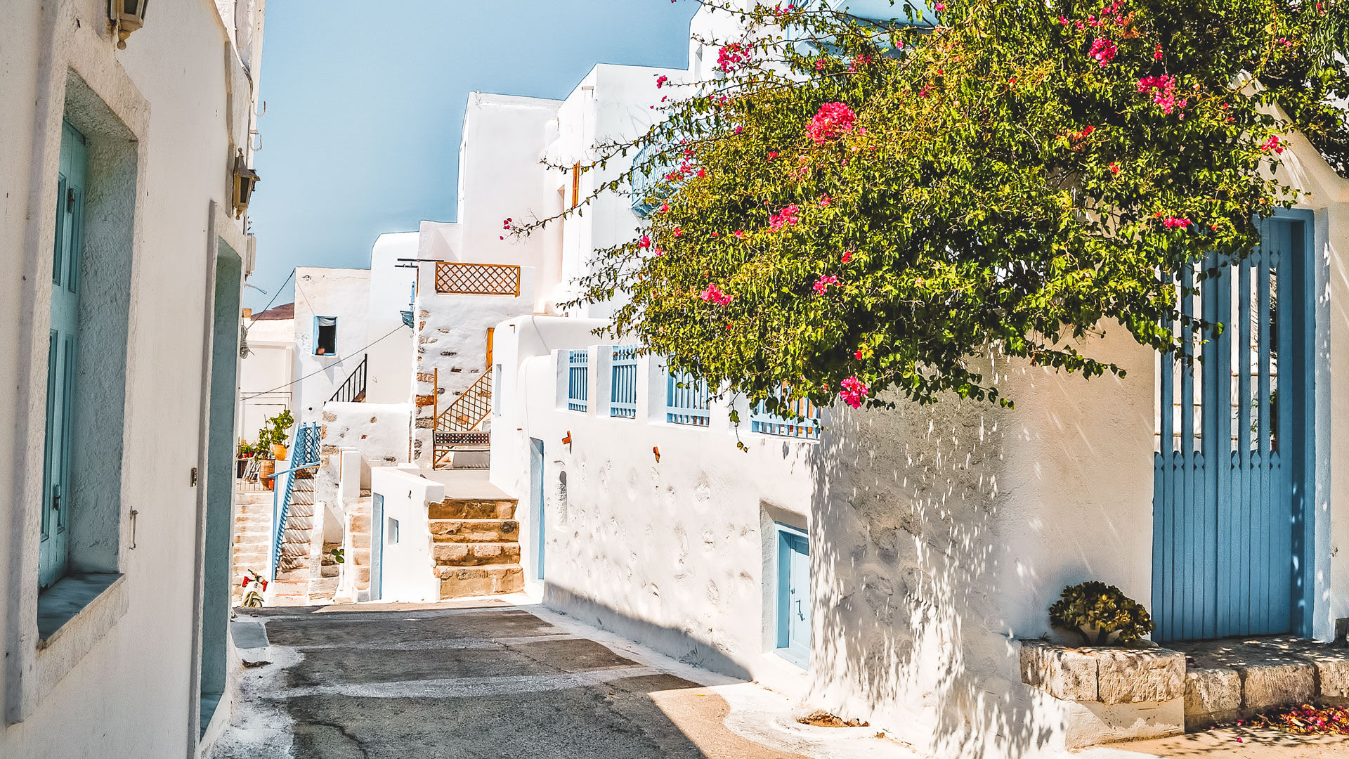 It looks like a traditional Cycladic hora, even though it’s part of the Dodecanese