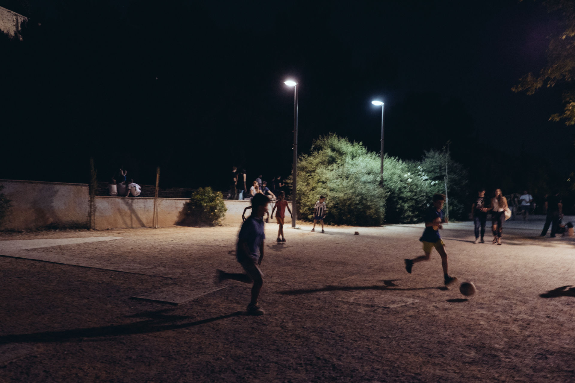 Kids playing in Athens