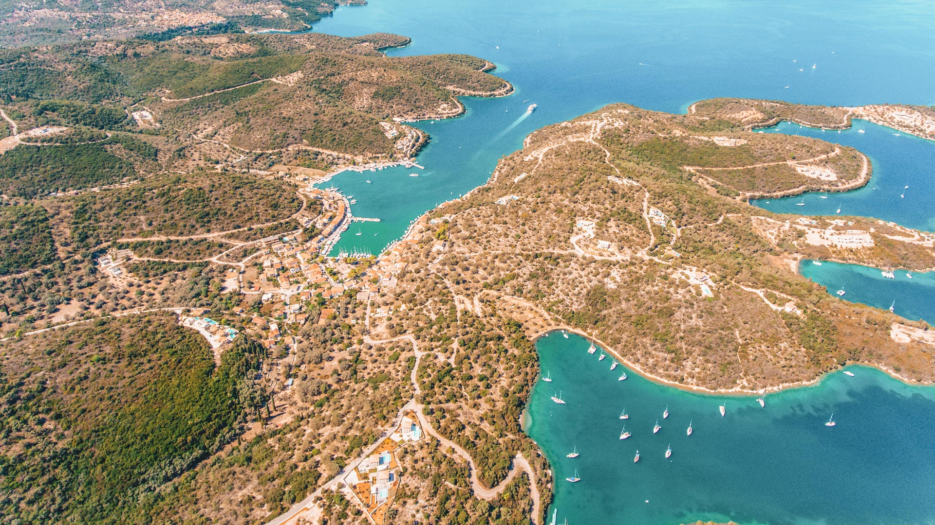 Meganisi-An island of just three villages and a population of around 1000