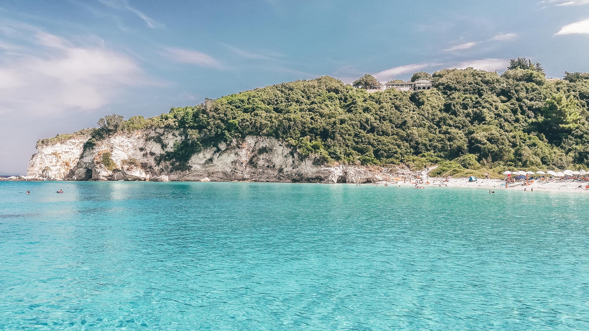 The paradise of Voutoumi beach, Antipaxi island
