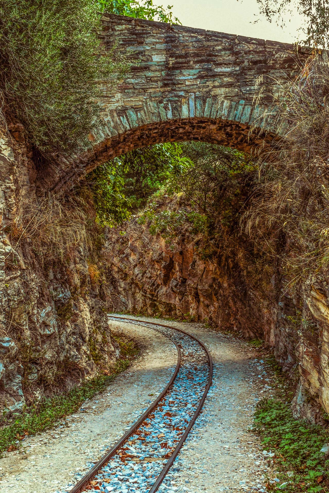 The path passes over arched bridges and through narrow tunnels and allowed previously remote communities to thrive