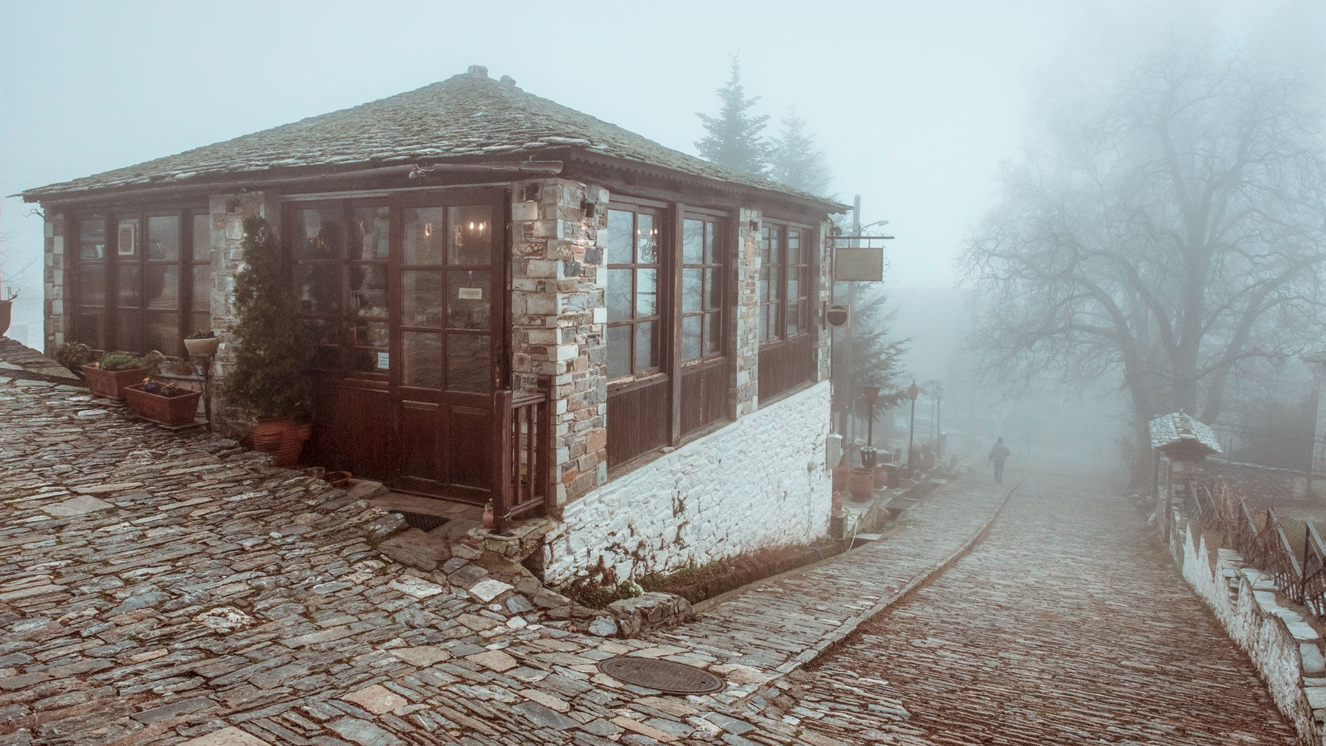 You now enter the most scenic and dramatic part of the walk, passing by the village of Vyzitsa