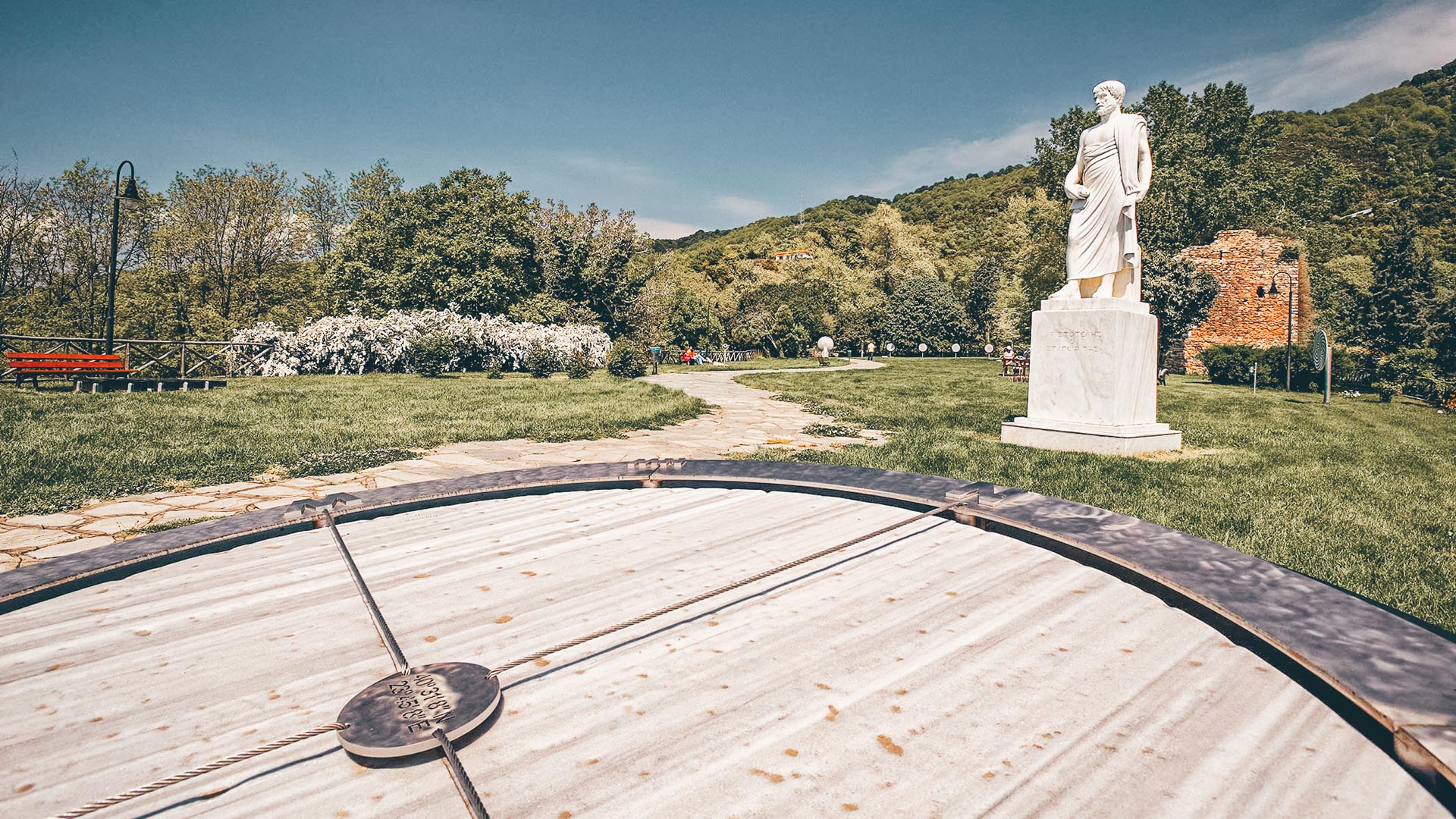 During Renaissance times Aristotle was known simply as ‘the Stagirist’- Aristotle's Park