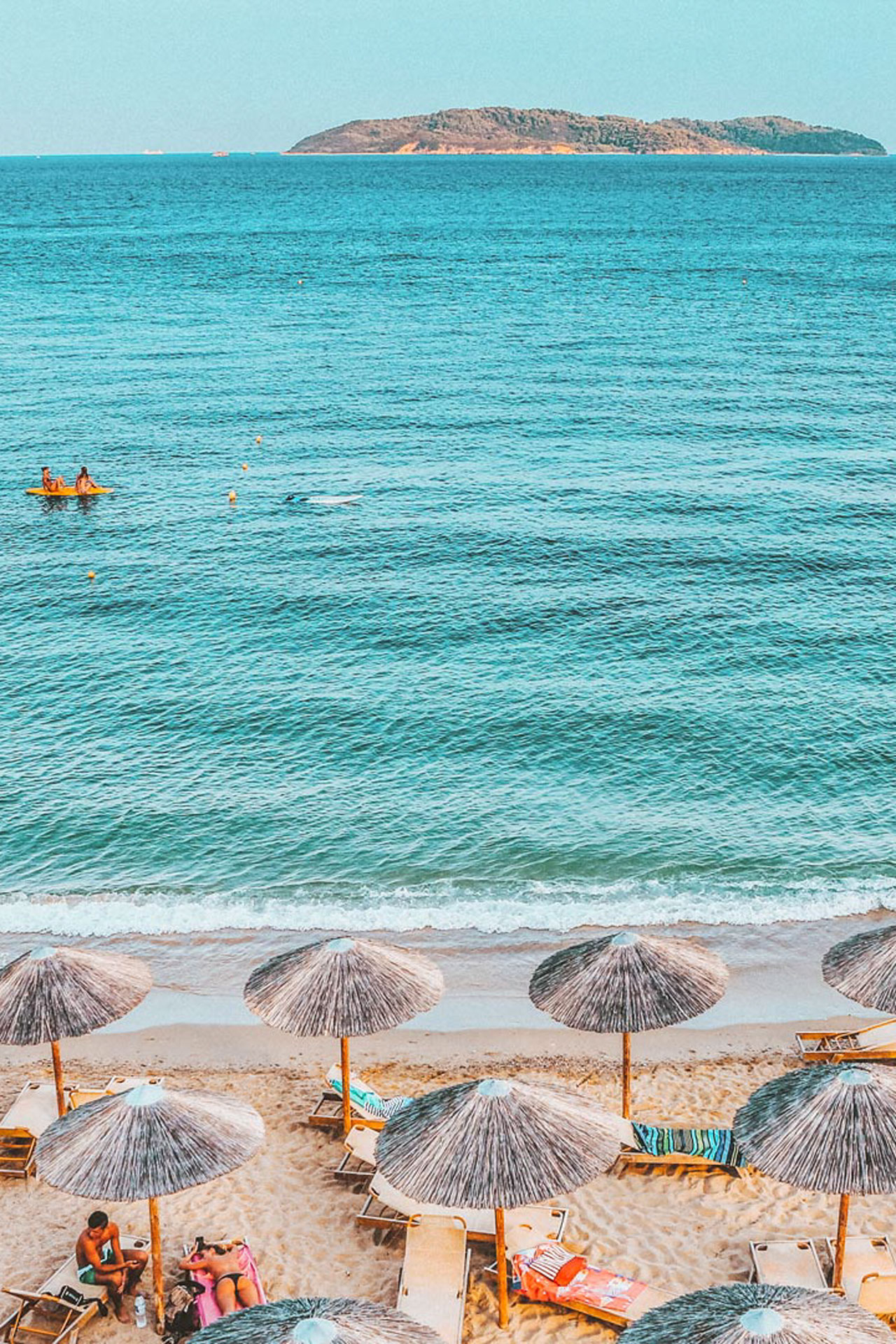 Evening vibes at Koukounaries beach, Skiathos
