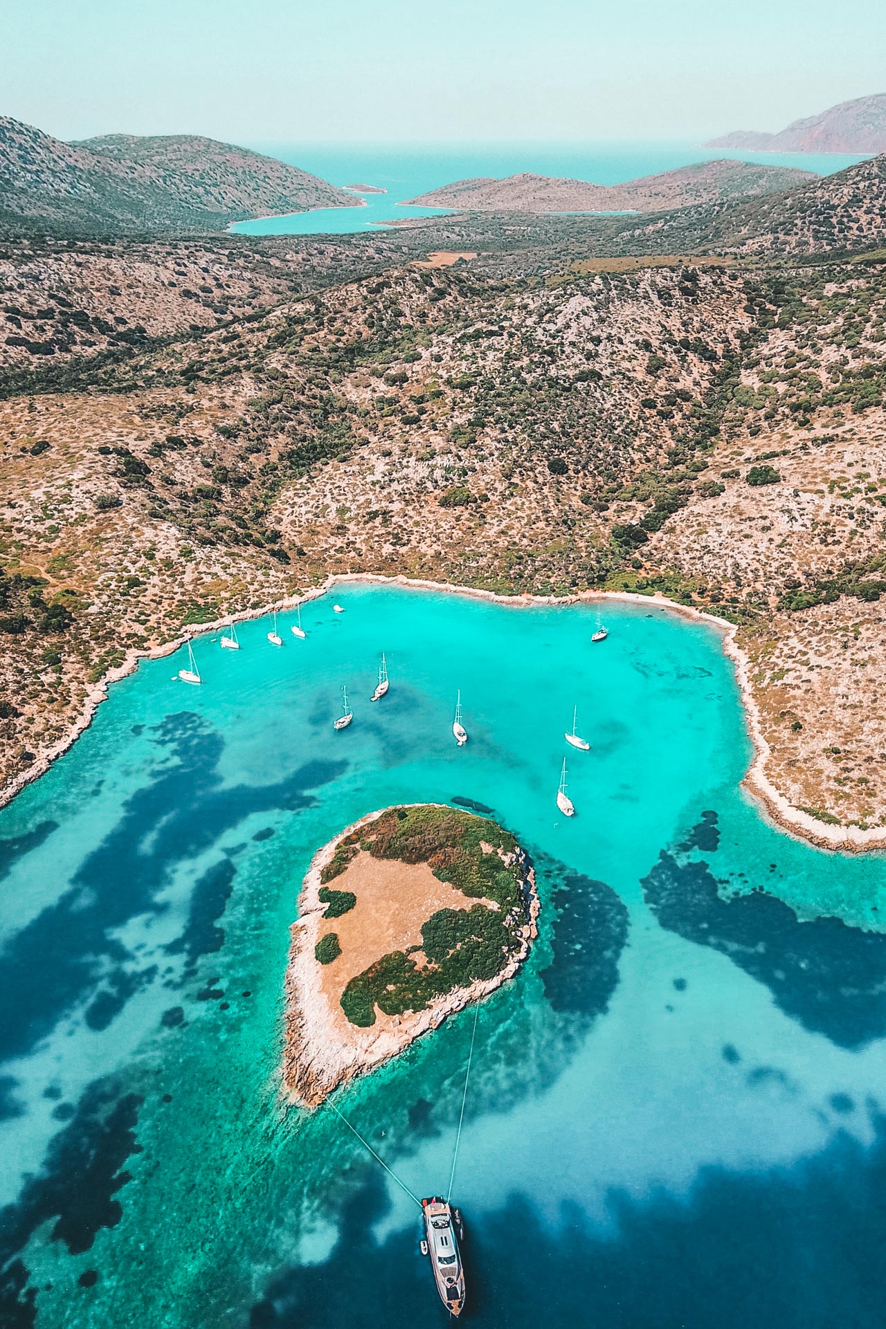 Kyra Panagia, the largest island of the Marine Park, this is believed to be the where Ancient Alonissos was located