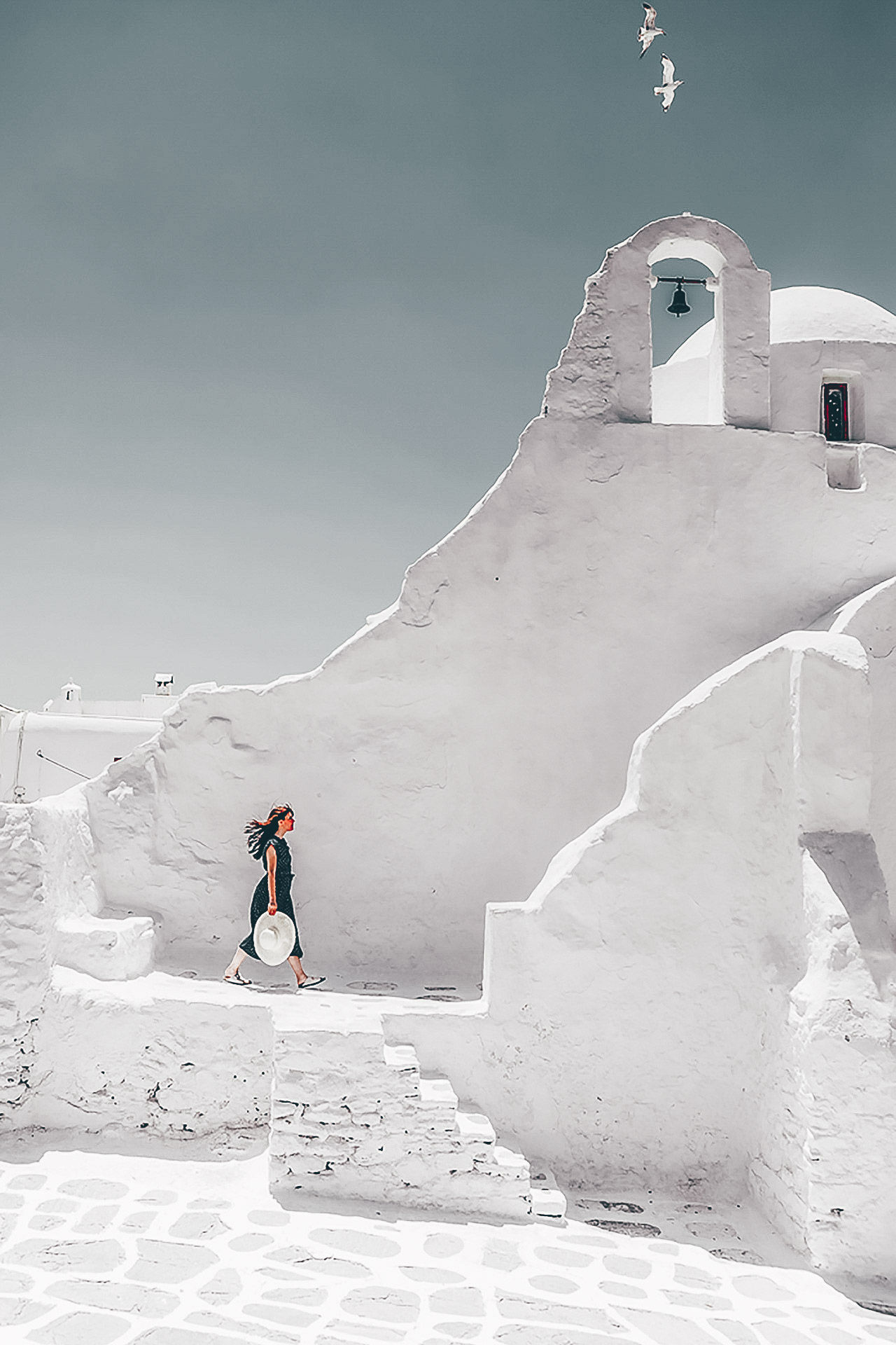 The most photographed church in Mykonos, Panagia Paraportiani