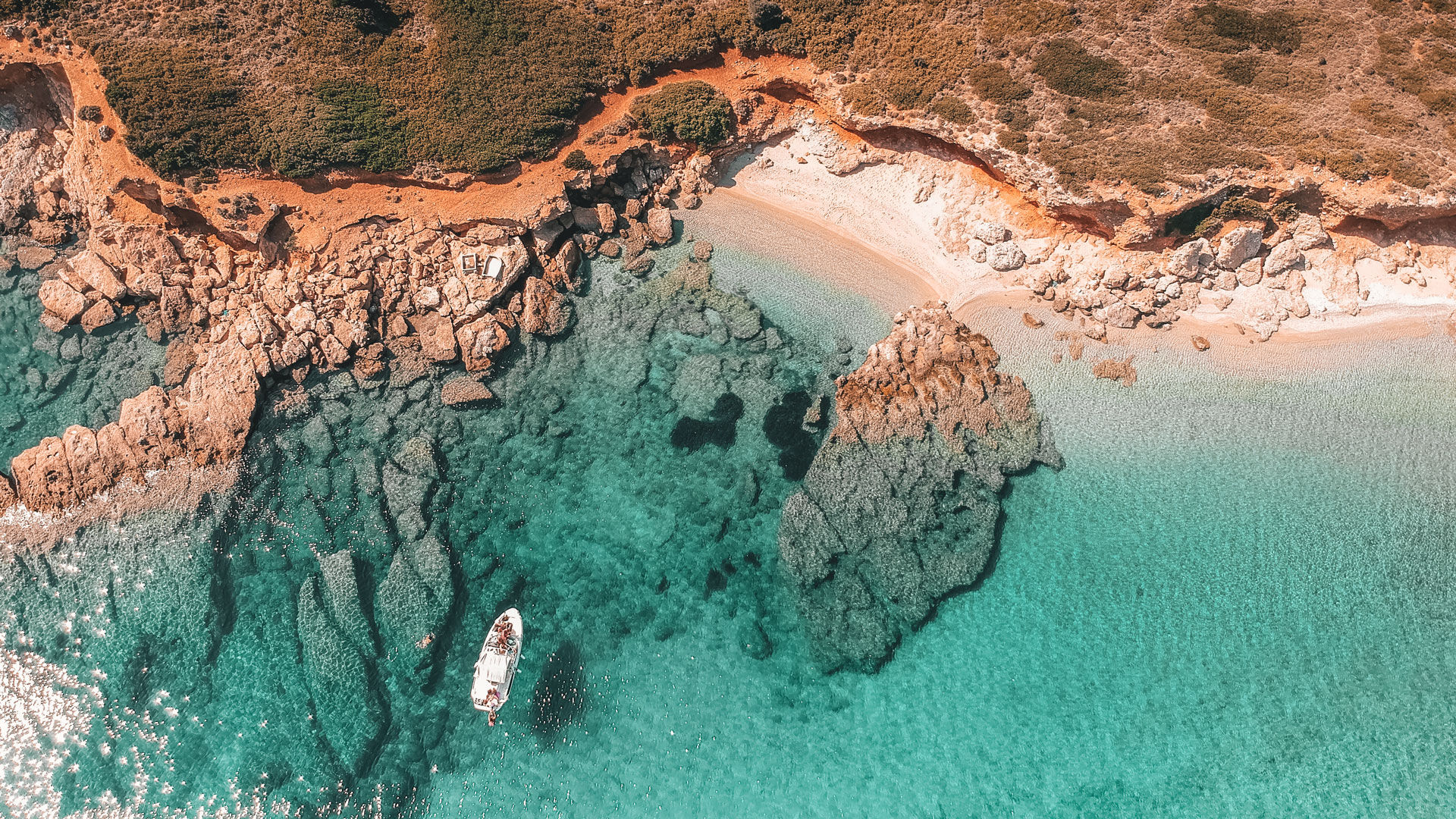 Visit beautiful secluded bays and beaches along the way, Marine Park of Alonissos