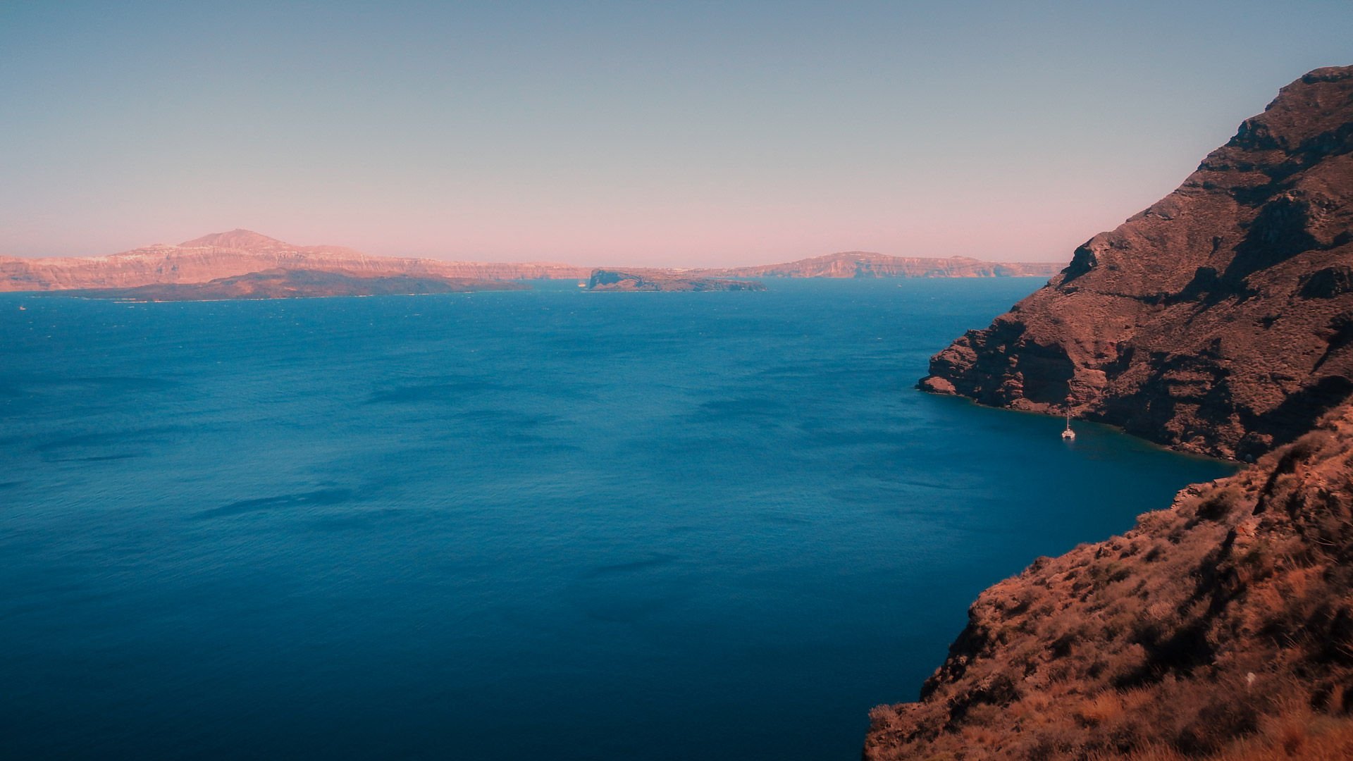 Ormos Korfou Thirassia Island next to Santorini