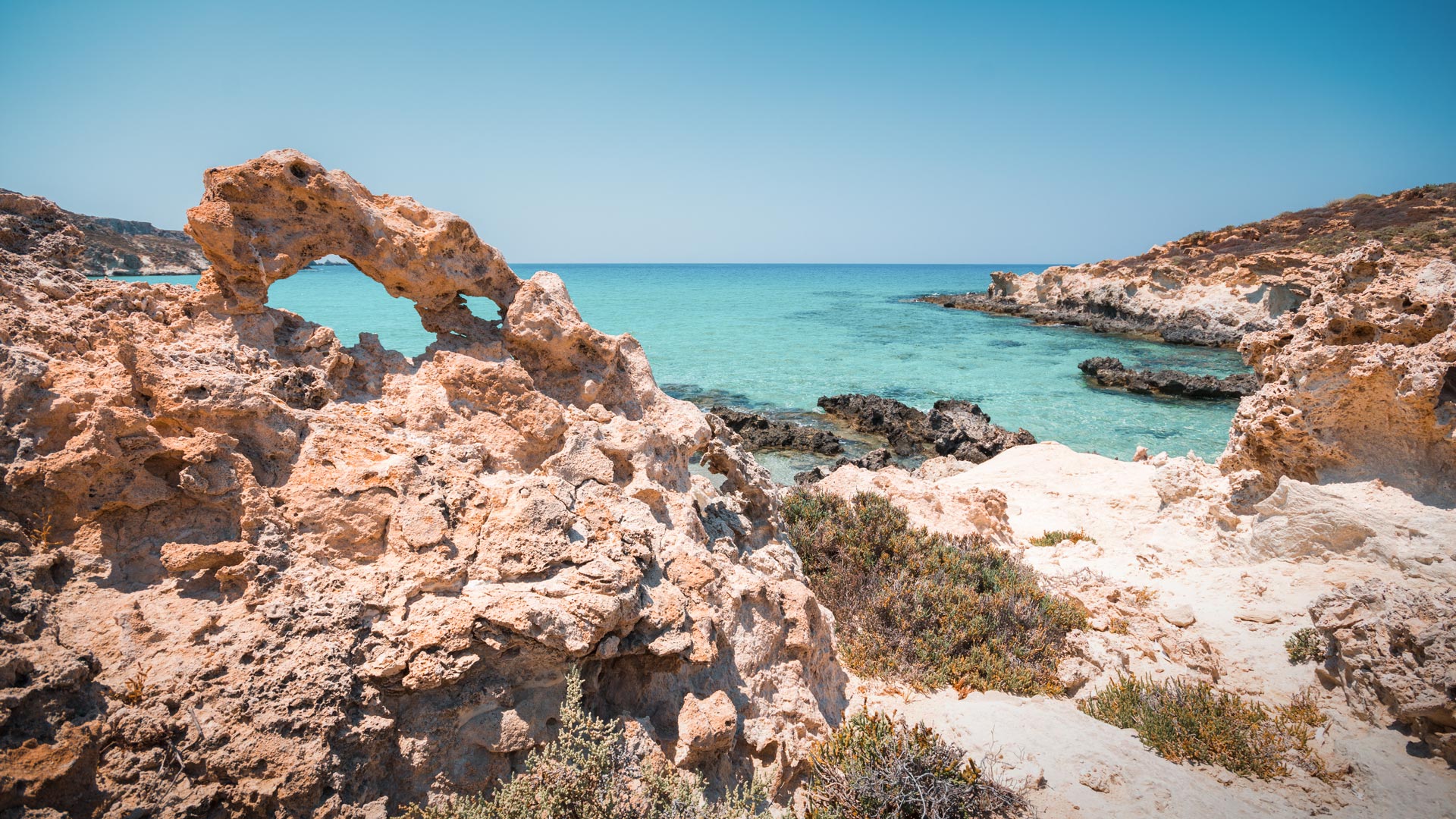 Amazing view of Koufonisi island in Crete