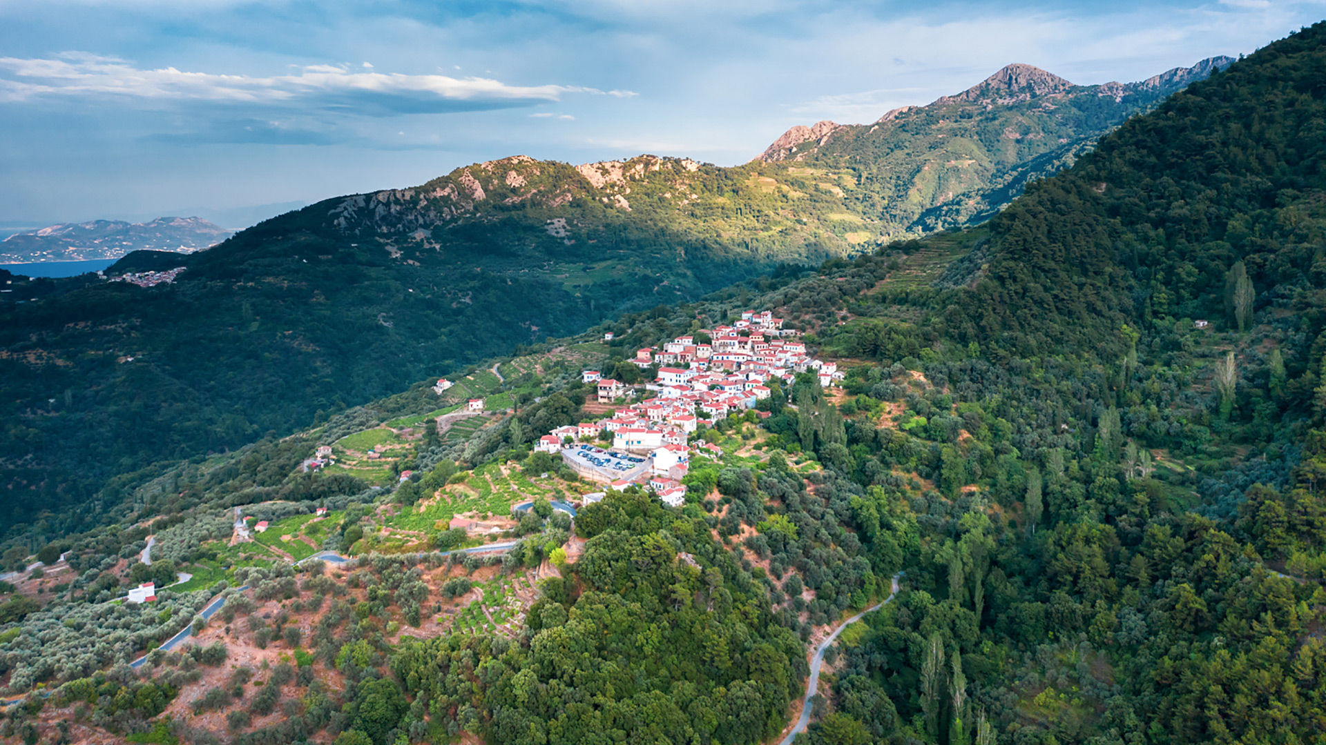 View of Ambelos village