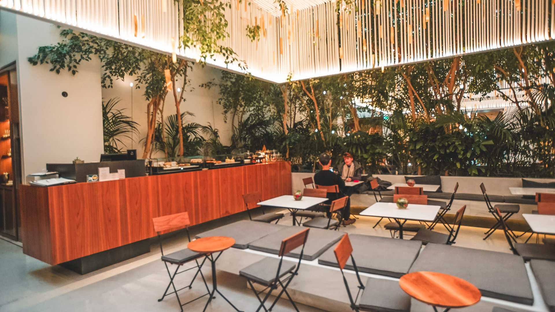 The museum has an excellent cafe that has been designed to be part of the experience, with uplifting lighting and a garden-like feel