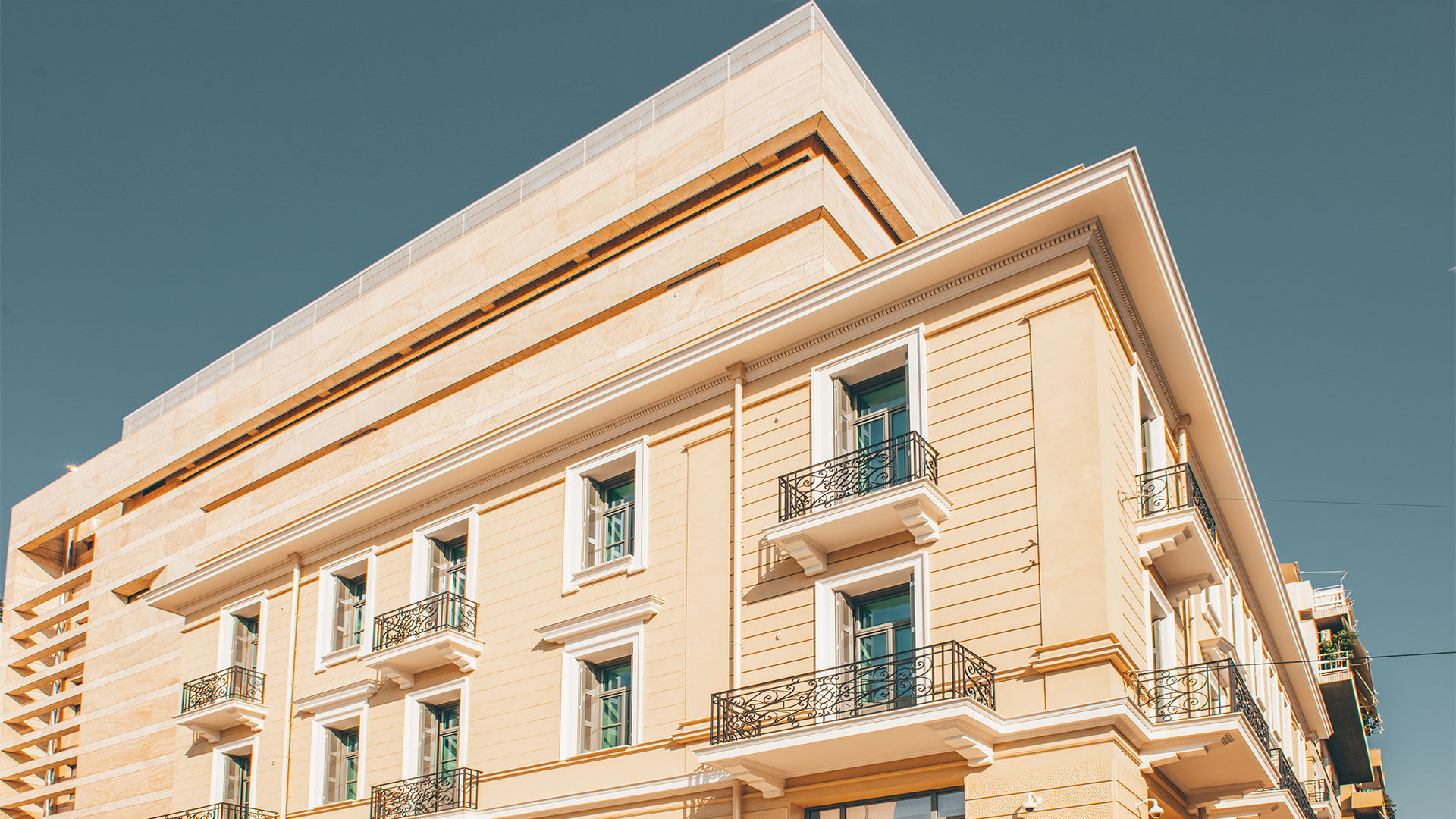 The refurbished neoclassical building of the museum in the up-and-coming Pangrati