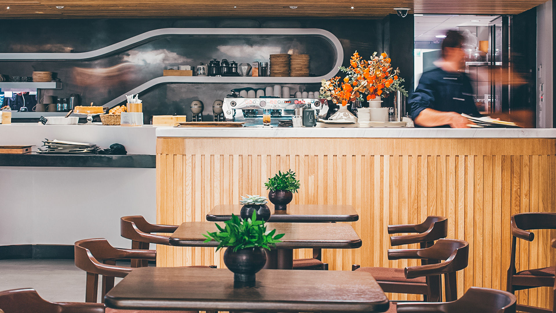 You can practically add the Goulandris Museum’s cafe-restaurant onto its list of exhibits