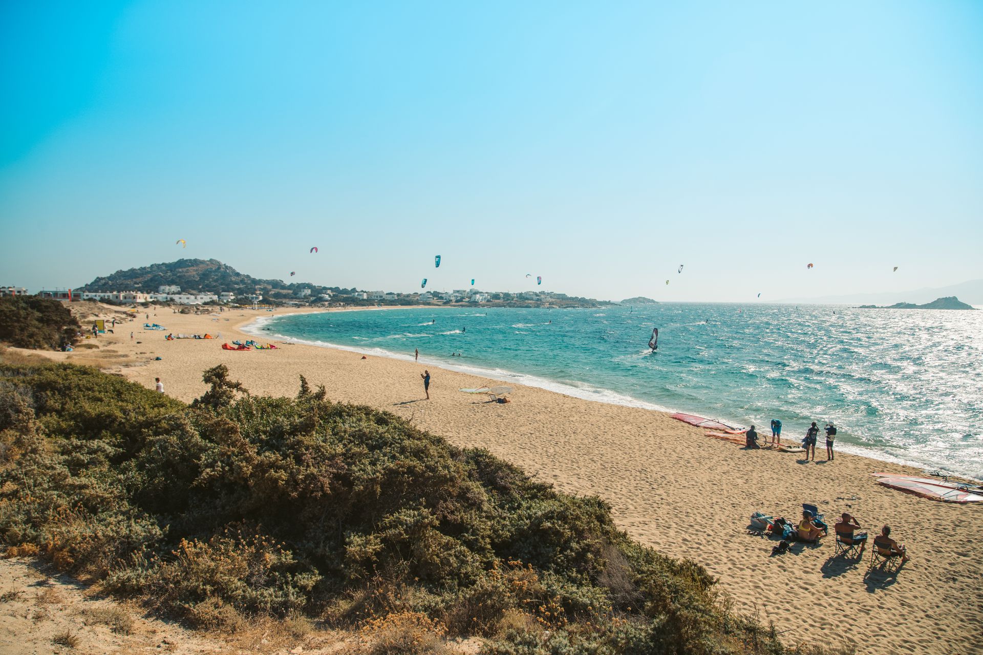 You’ll find water sport options on many of Naxos’ standout beaches