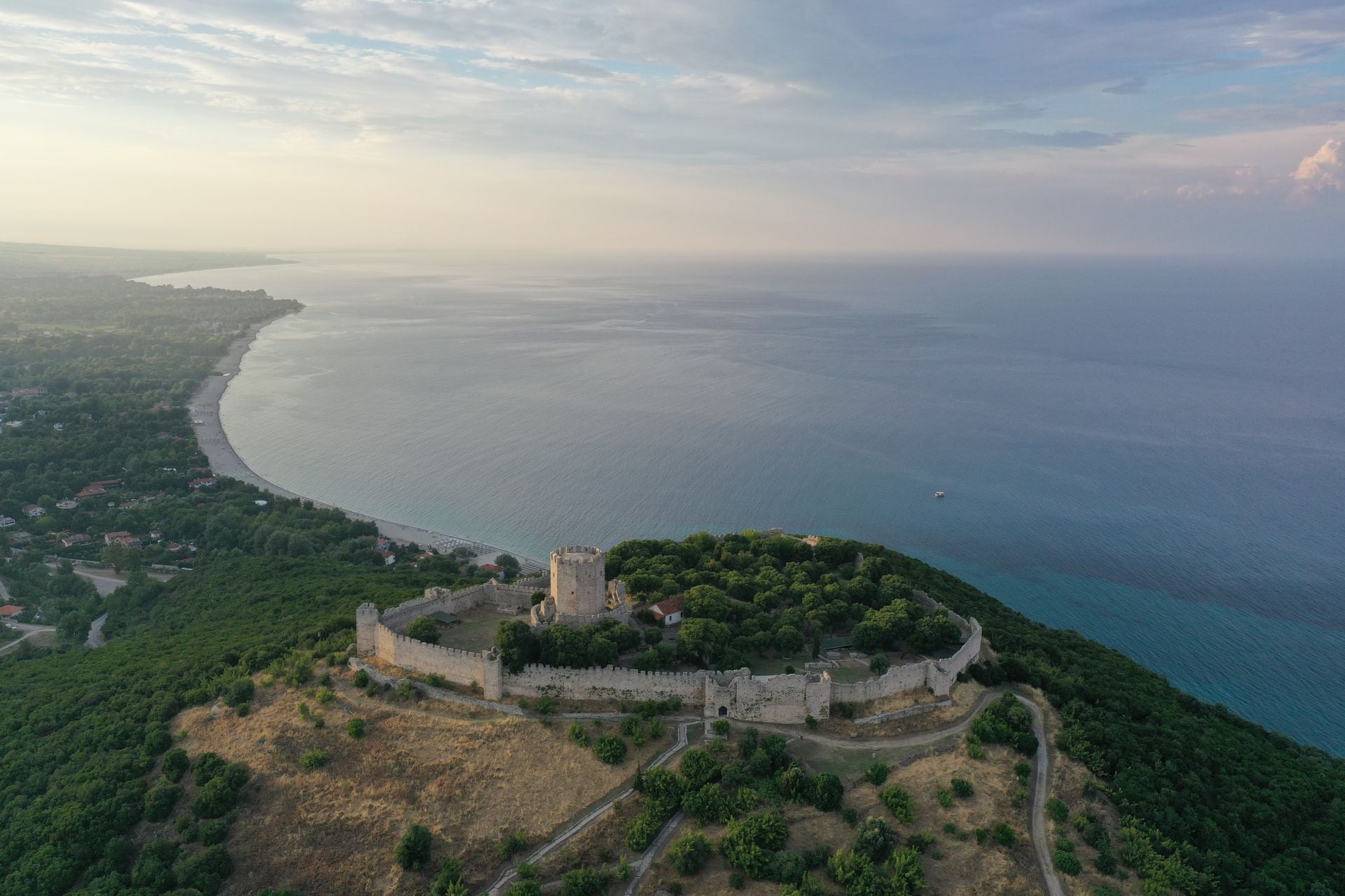 Castle of Platamon from above