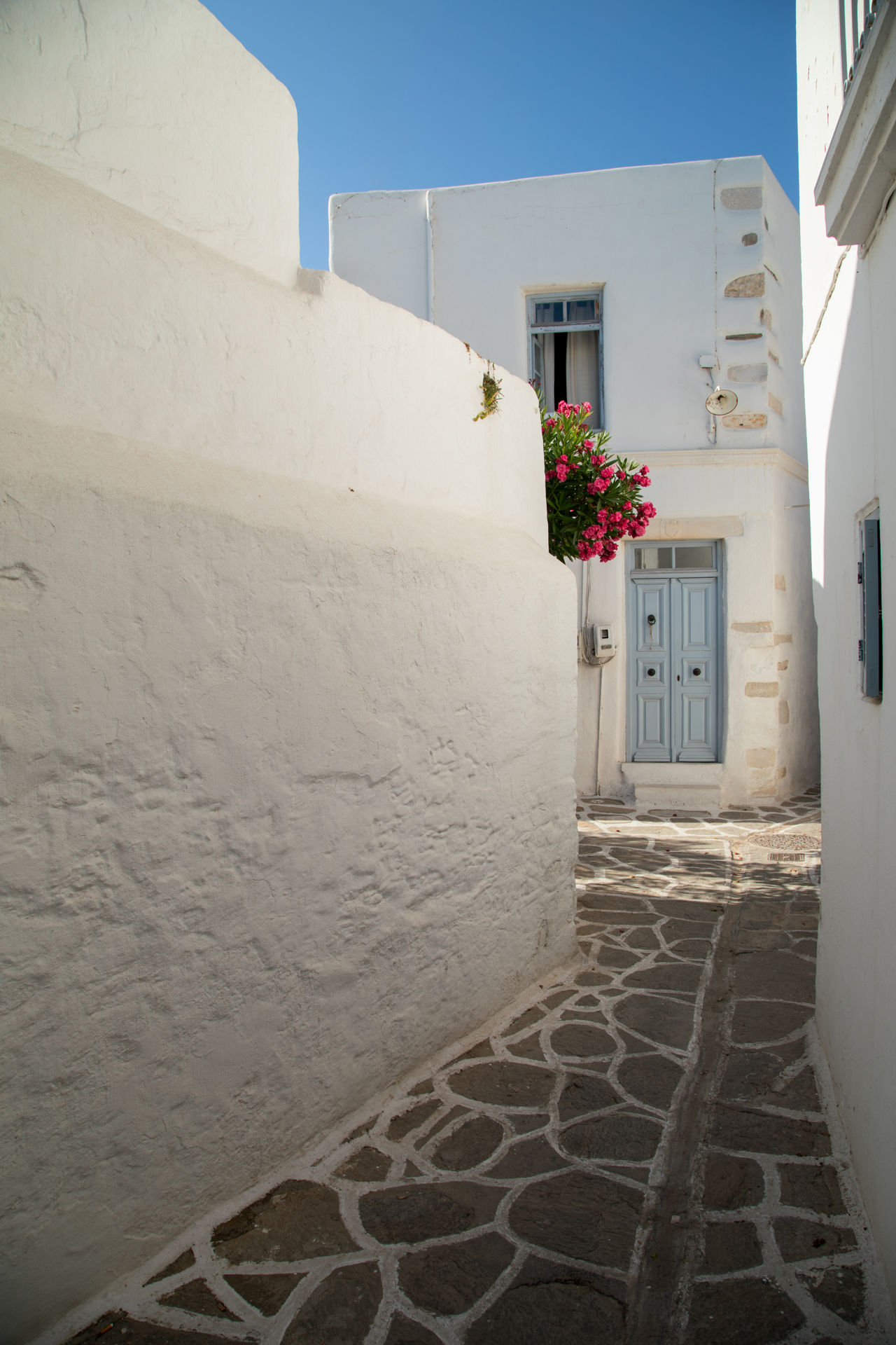 Cycladic architecture in Parikia