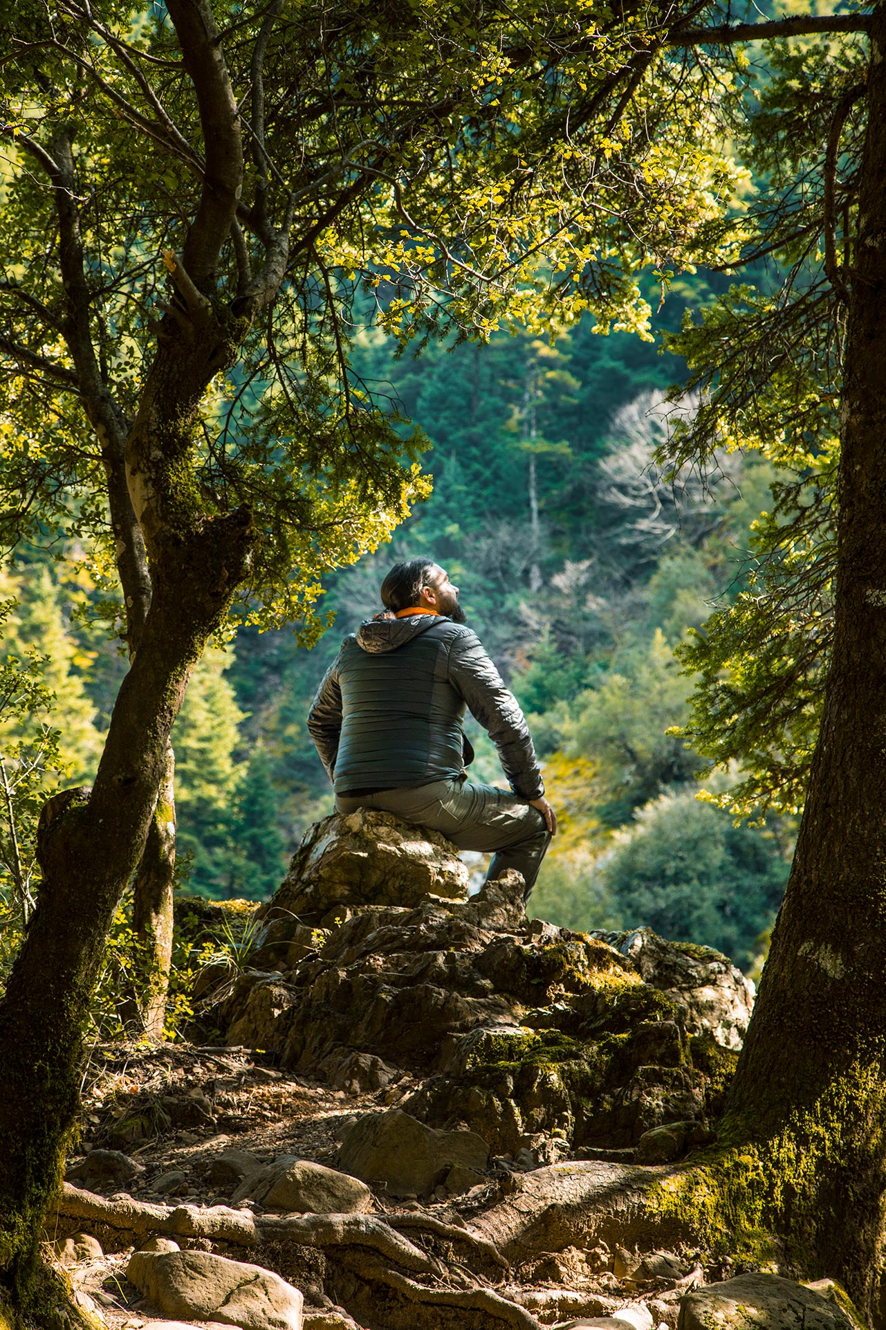 Fill up on nature at its best by hiking from the picturesque village of Proussos to the historic Black Cave