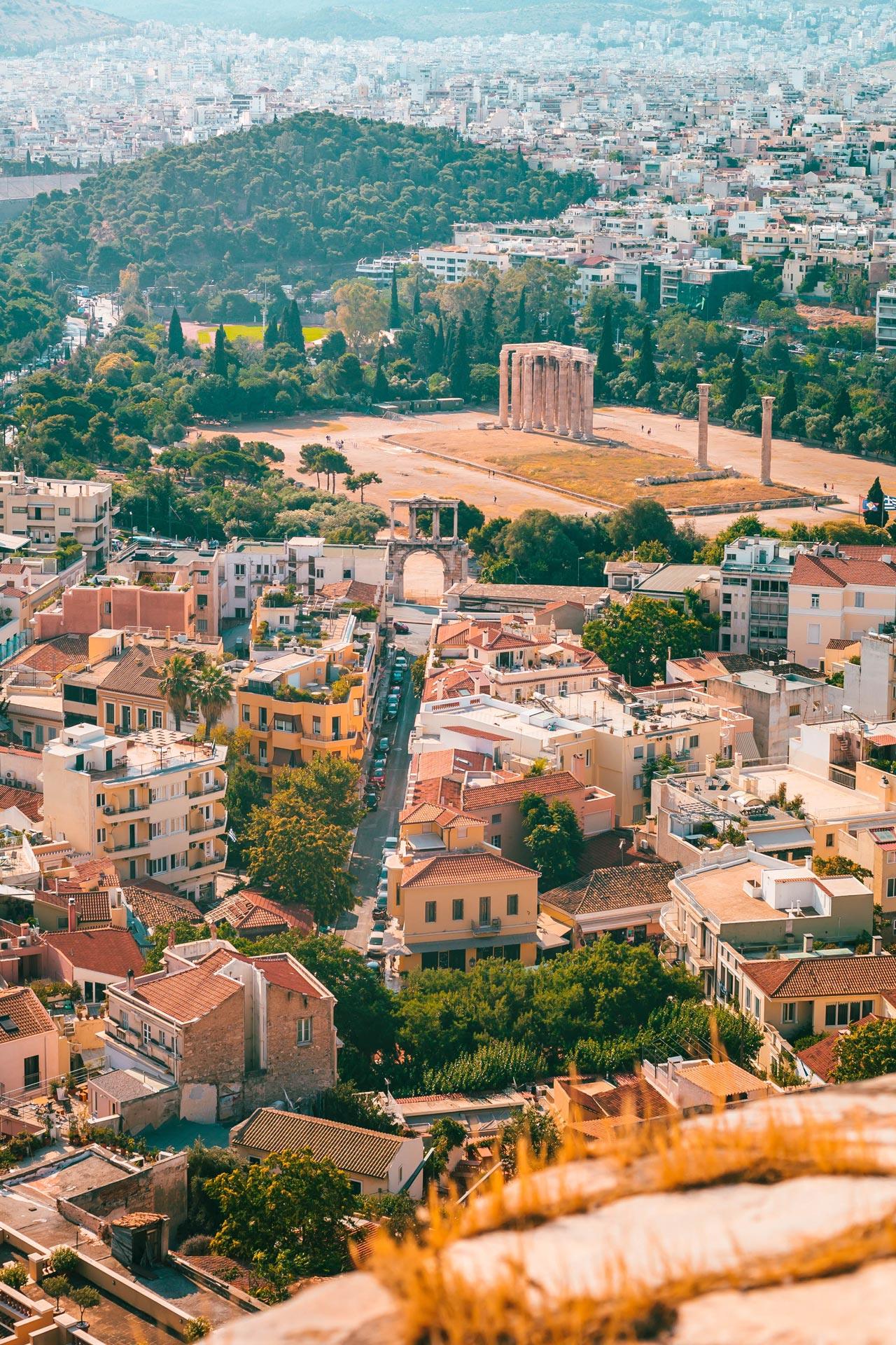 Temple of Olympian Zeus was the city’s biggest temple and, although only 17 of the columns are still standing, we can still marvel at its scope.