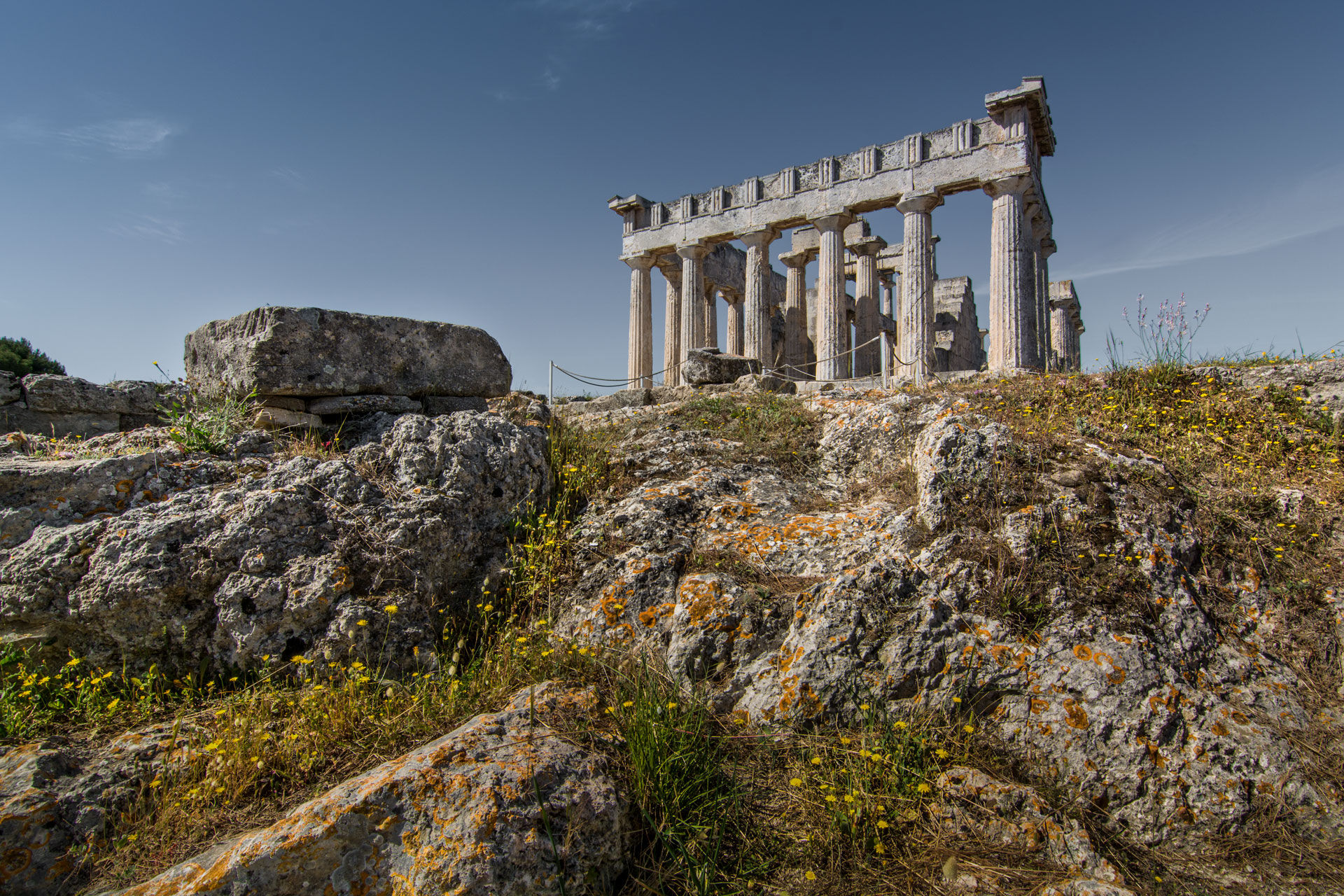 The Temple of Aphaia in Aegina